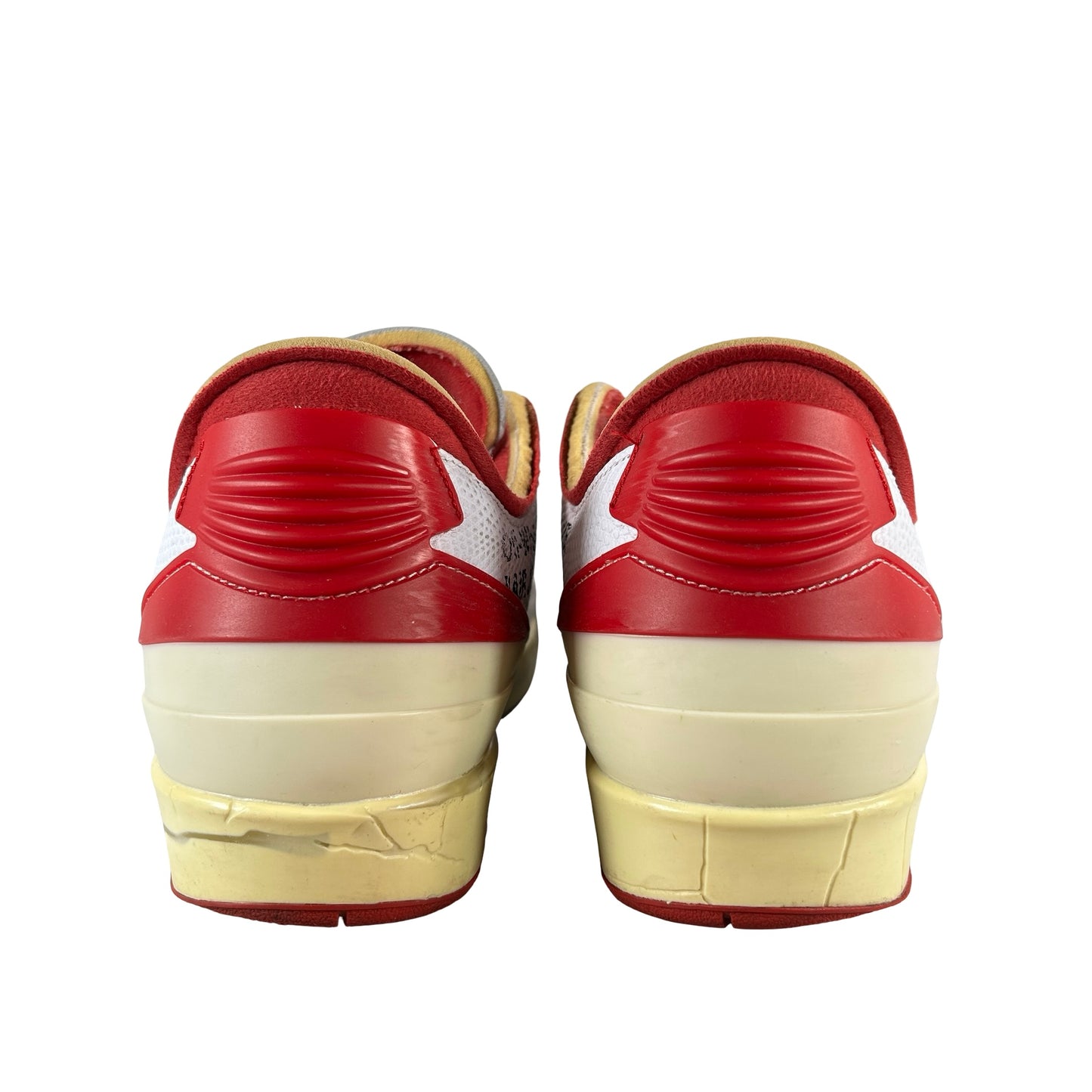 DJ4375 106 Jordan 2 Retro Low SP Off-White White Red [USED] - 12 M (Used5)