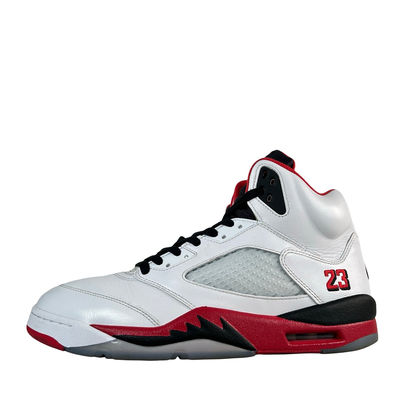 HQ7978 101 Jordan 5 Retro Fire Red Black Tongue (2025) [USED] - 12 M (Used3)