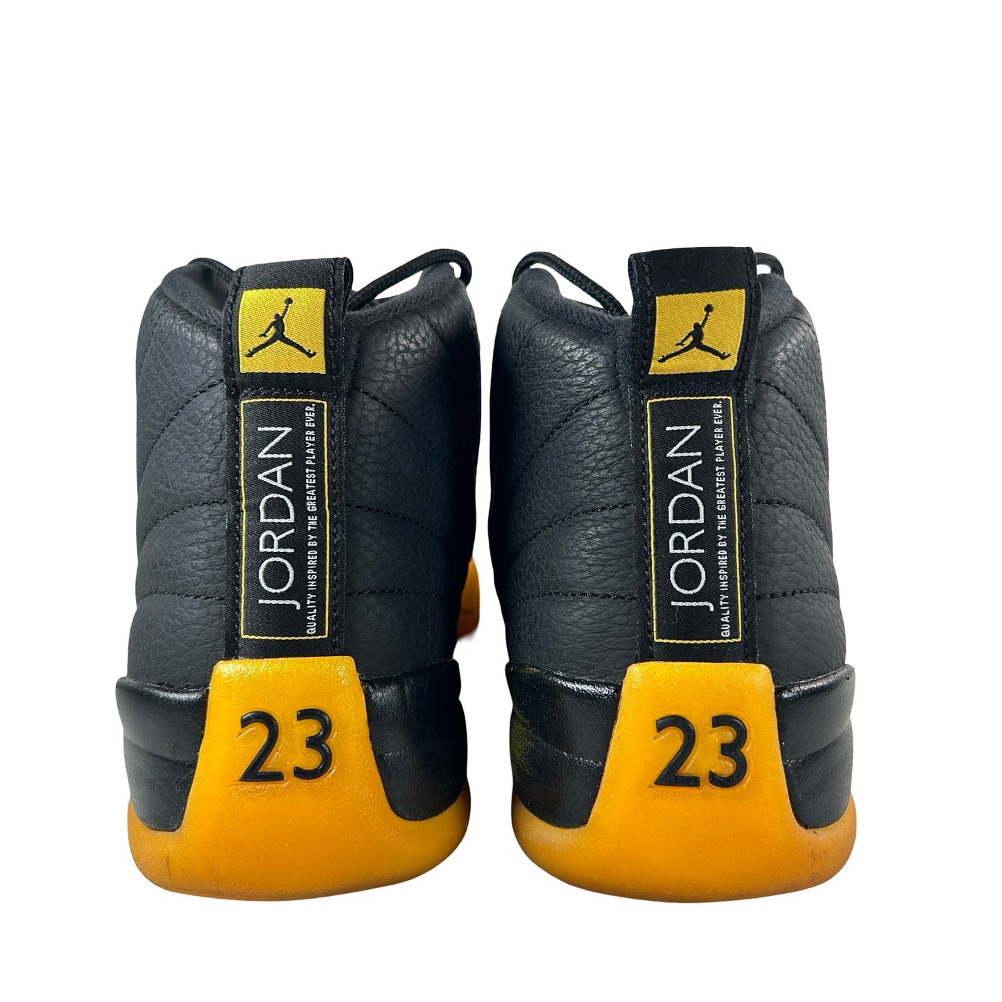 130690 070 Jordan 12 Black University Gold [USED] - 9 M (Used) (No Box)