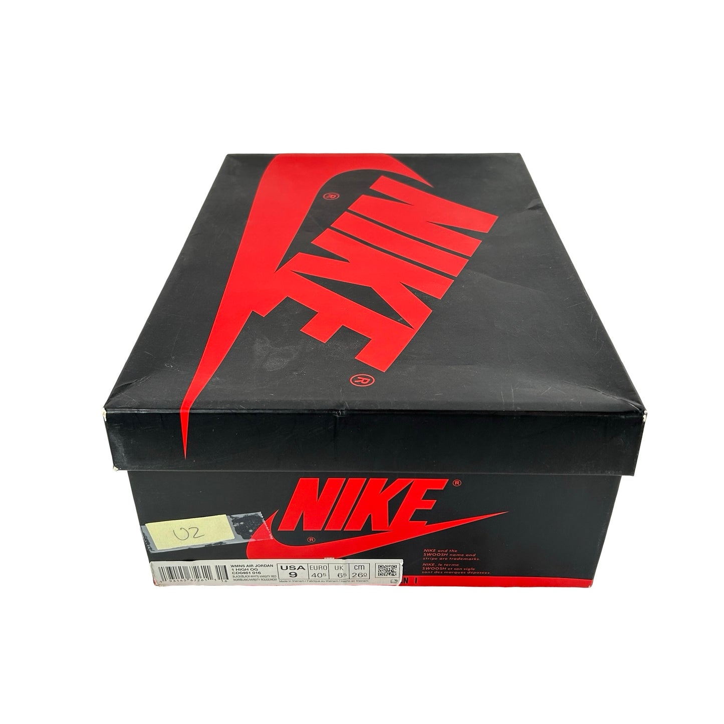 CD0461 016 AJ1 Satin Black Toe [USED] - 9 W (Used2)