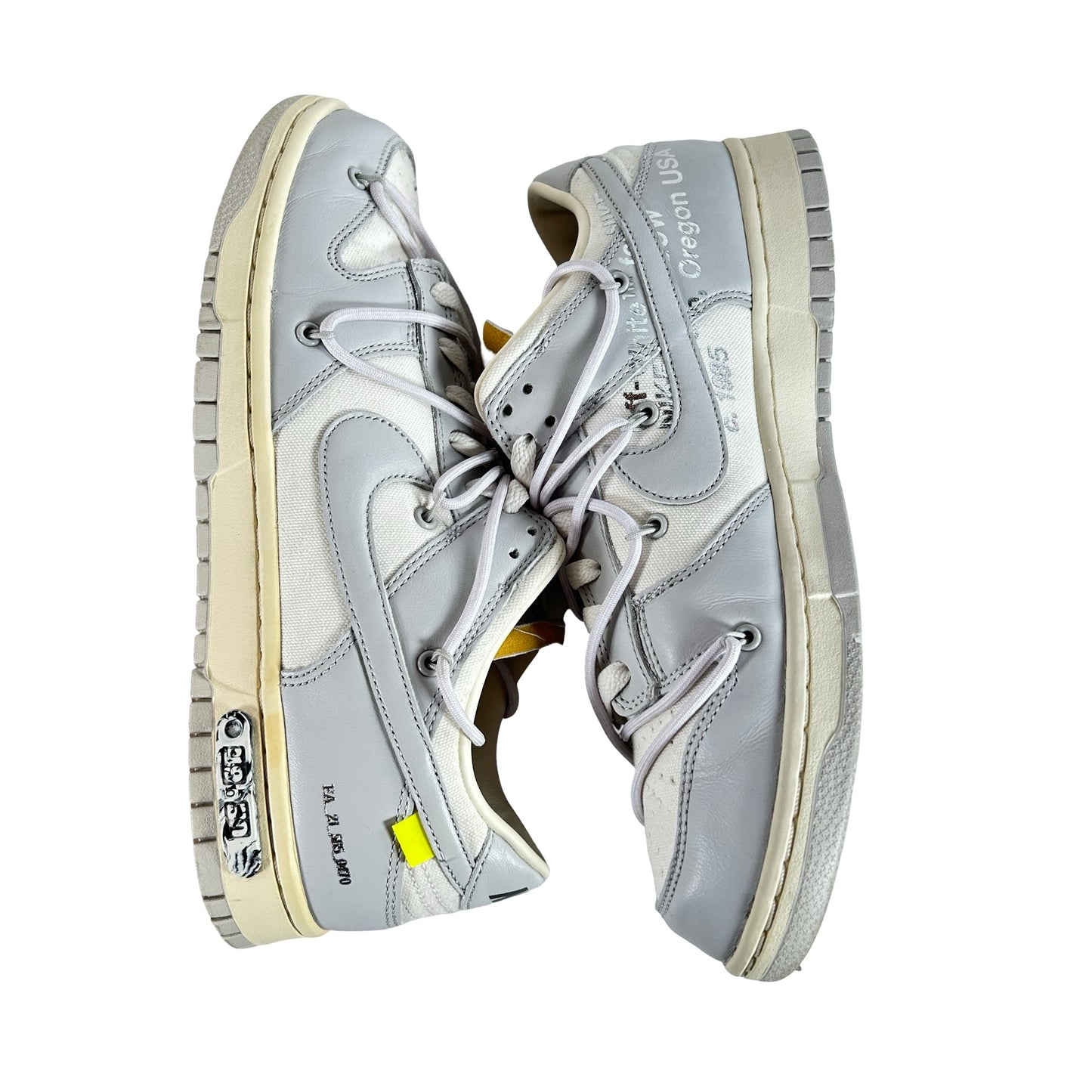 DM1602 123 Nike Dunk Low Off-White Lot 49 [USED] - 10 M (Used)