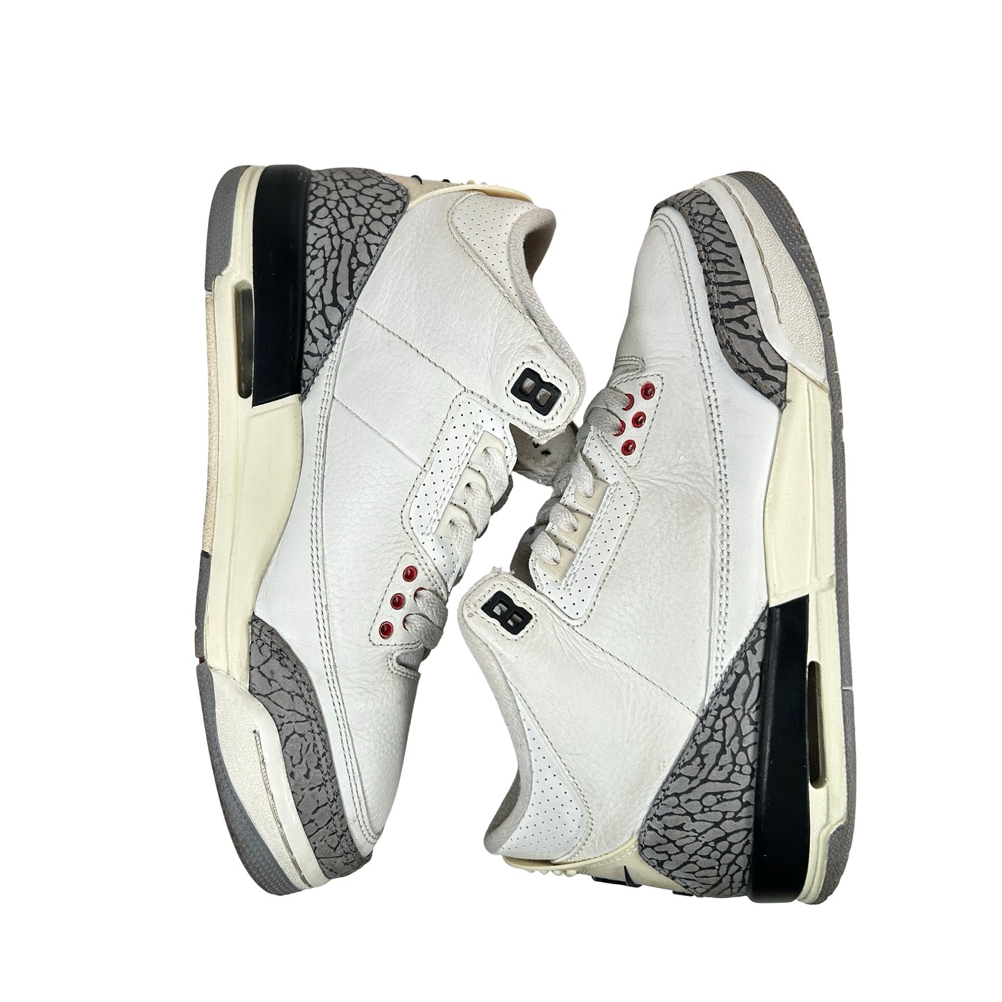 DM0967 100 Jordan 3 Retro White Cement Reimagined (GS) [USED] - 7 Y (Used10)