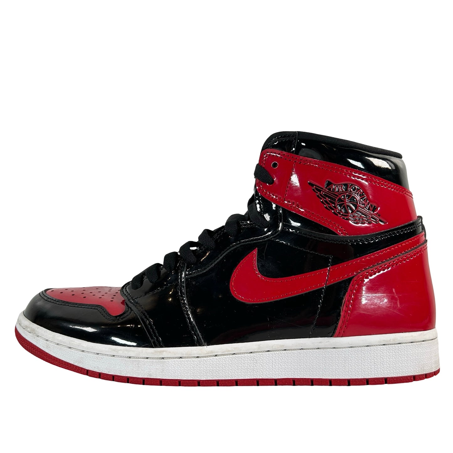 555088 063 Jordan 1 Retro High OG Patent Bred [USED] - 11 M (Used5)