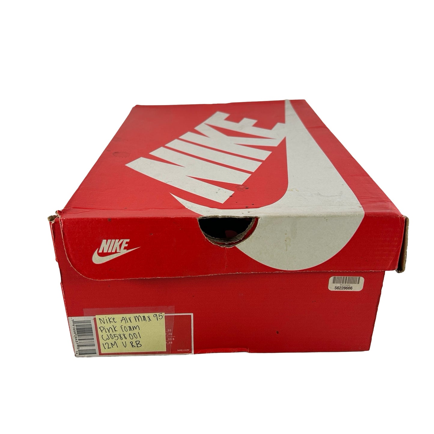 CJ0588 001 Nike Air Max 95 Gunsmoke Pink Foam [USED] - 12 M (Used) (Replace Box)