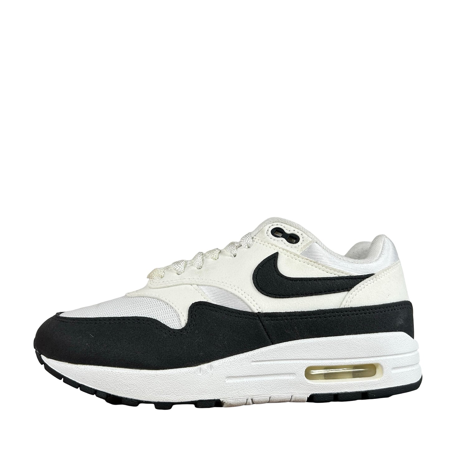 DZ2628 102 Nike Air Max 1 White Black Neutral Grey (Women's) [USED] - 7 W (Used)