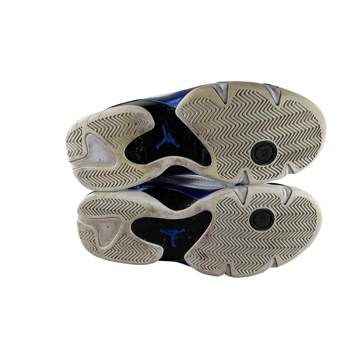 487471 104 Jordan 14 Retro White Hyper Royal [USED] - 9 M (Used3)