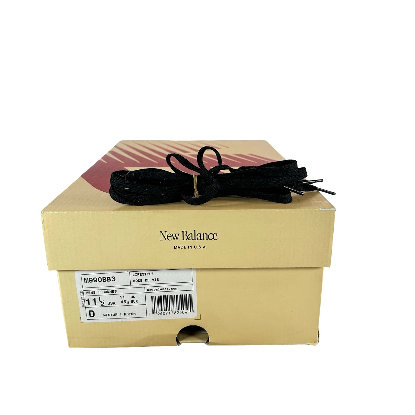 M990BB3 New Balance 990v3 MiUSA Black Tan [USED] - 11.5 M (Used)
