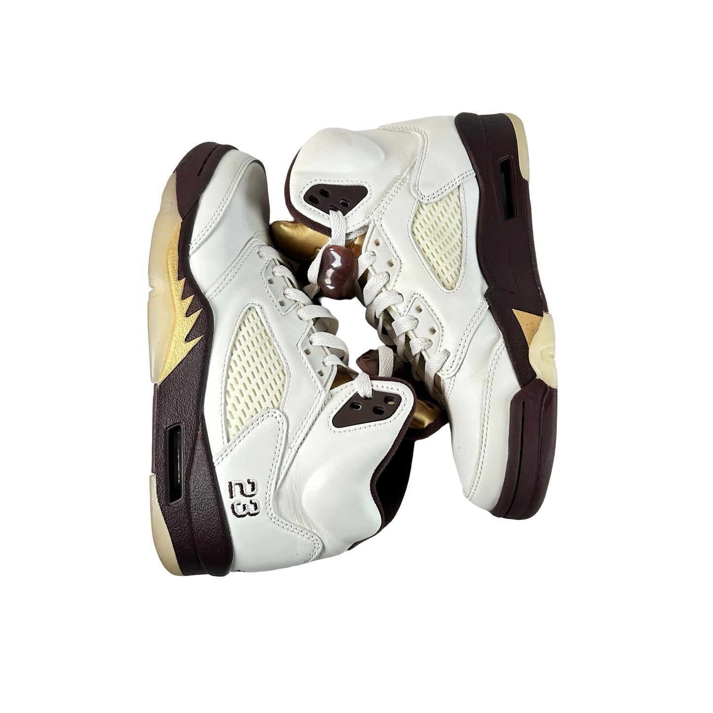 DD9336 200 Air Jordan 5 Retro Golden Ticket (Women's) [USED] - 6.5 W (Used) (No Box)