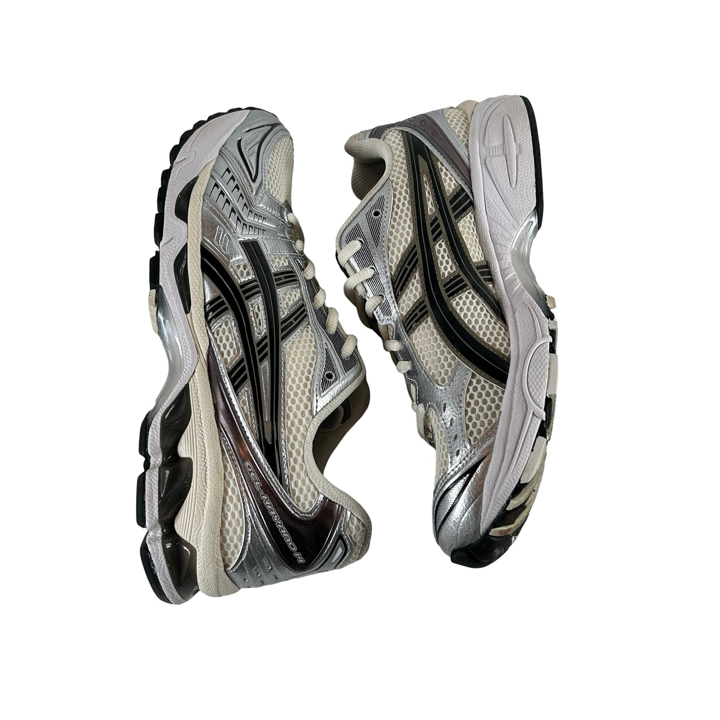 1201A019 108 ASICS Gel-Kayano 14 Crema Negro Metálico Ciruela