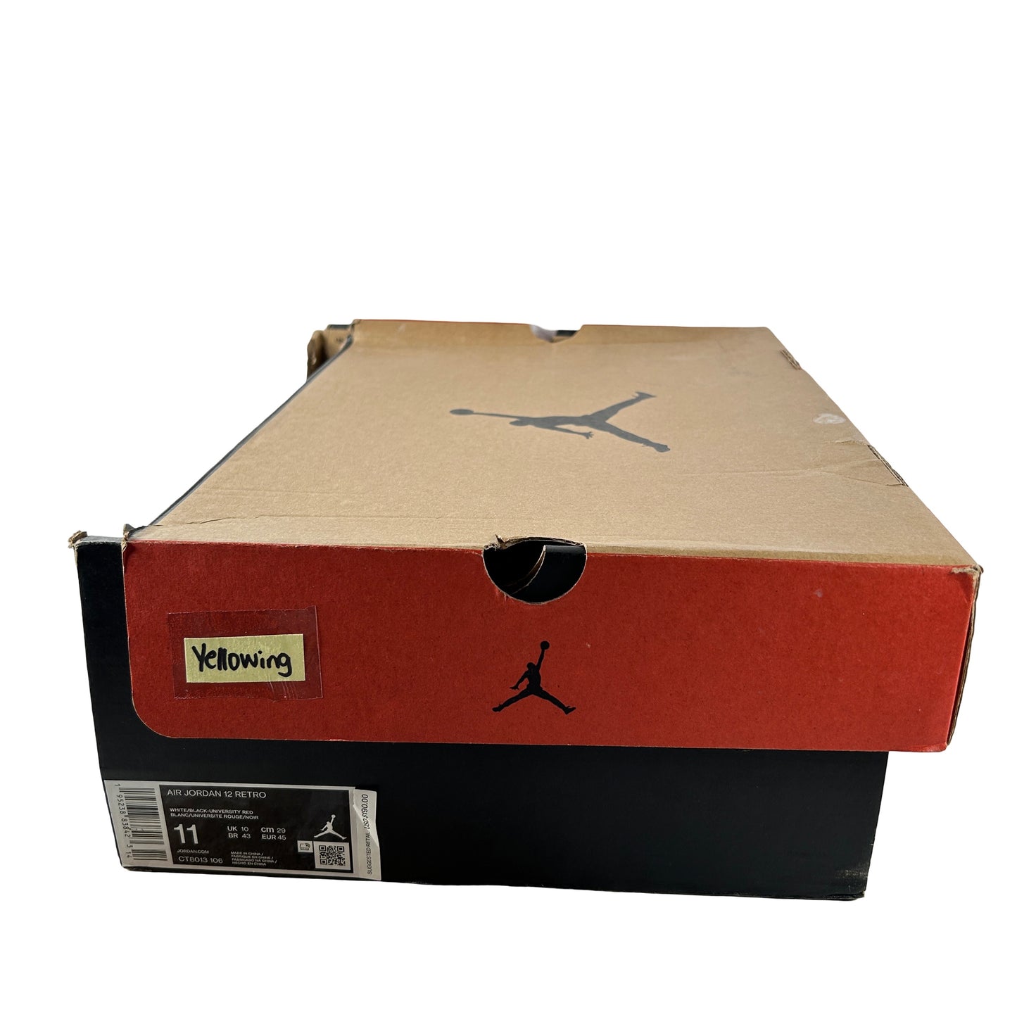 CT8013 106 Jordan 12 Retro Twist - 11 M (Yellowing2) (Damaged Box)
