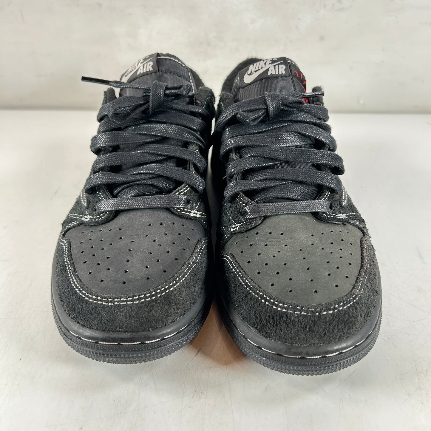 DM7866 001 Jordan 1 Retro Low OG Travis Scott Black Phantom [USED] - 9.5 M (Used) (No Box)