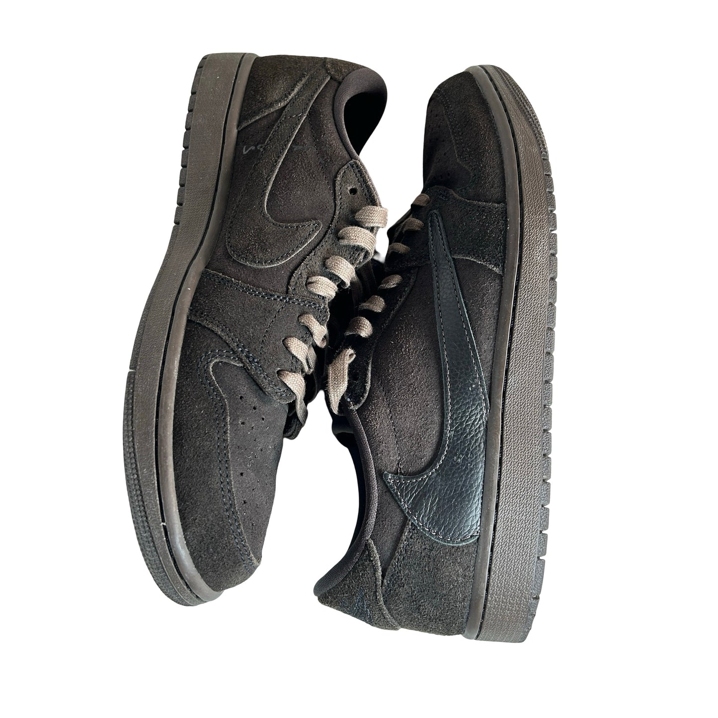 DM7866 202 Jordan 1 Retro Low OG SP Travis Scott Velvet Brown [USED] - 10 M (Used6)