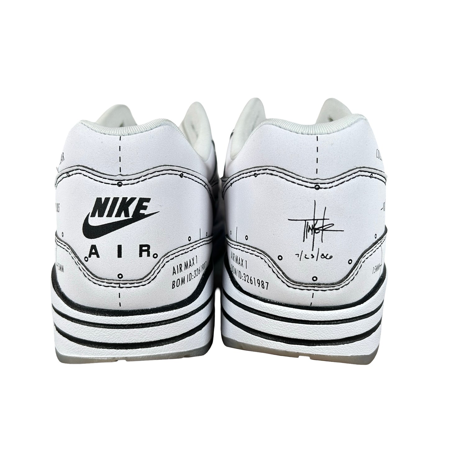 CJ4286 100 Nike Air Max 1 Tinker Schematic [USED] - 8.5 M (Used) (Replace Box)
