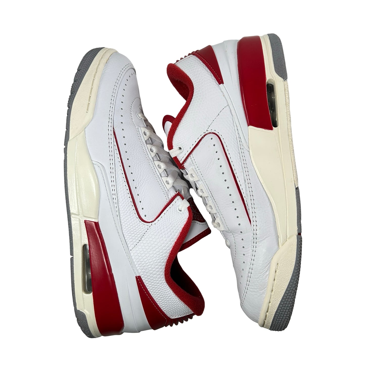 FD0383 161 Jordan 2/3 White Varsity Red [USED] - 10 M (Used)