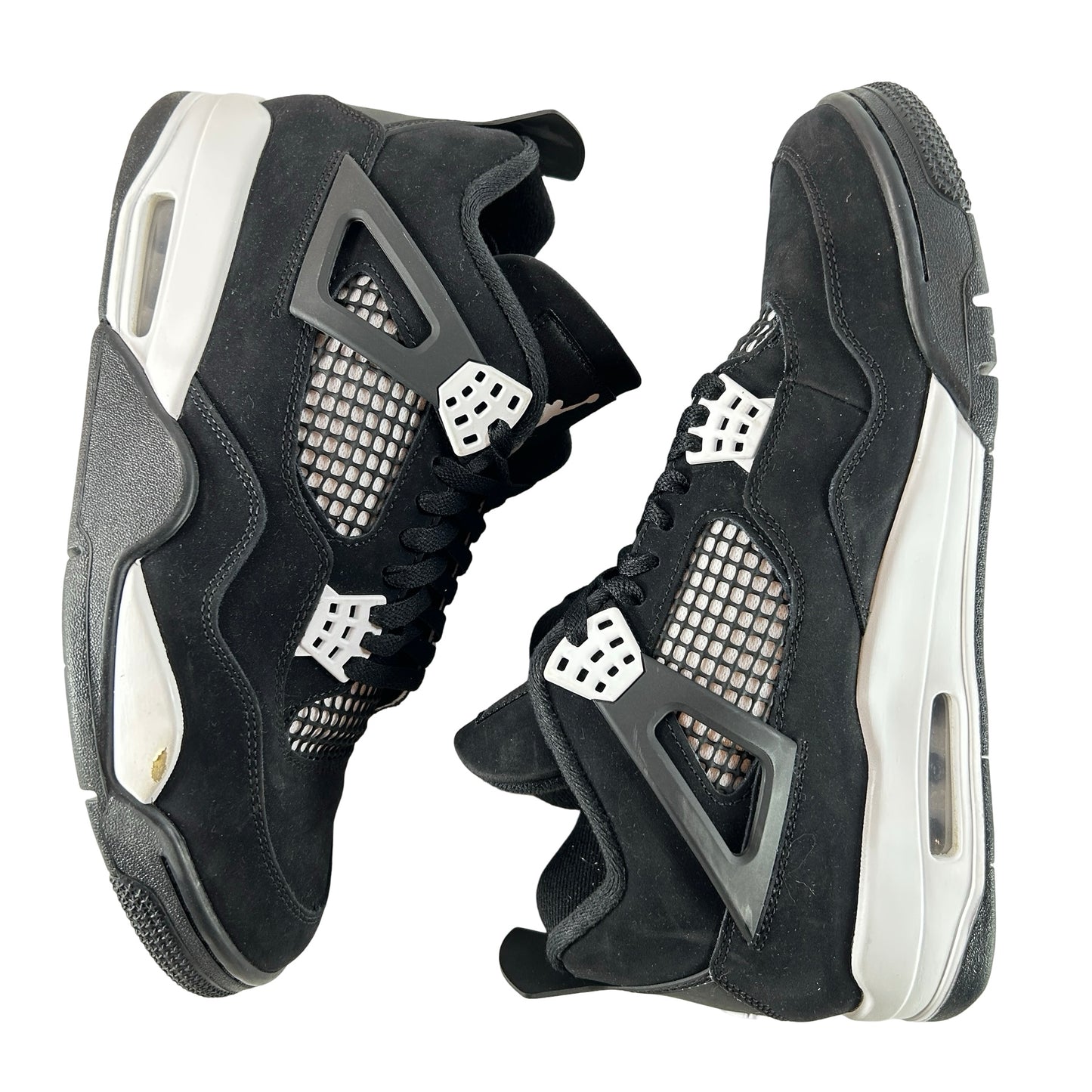 FQ8138 001 Air Jordan 4 Retro White Thunder [USED] - 10.5 M (Used) (Replace Box)