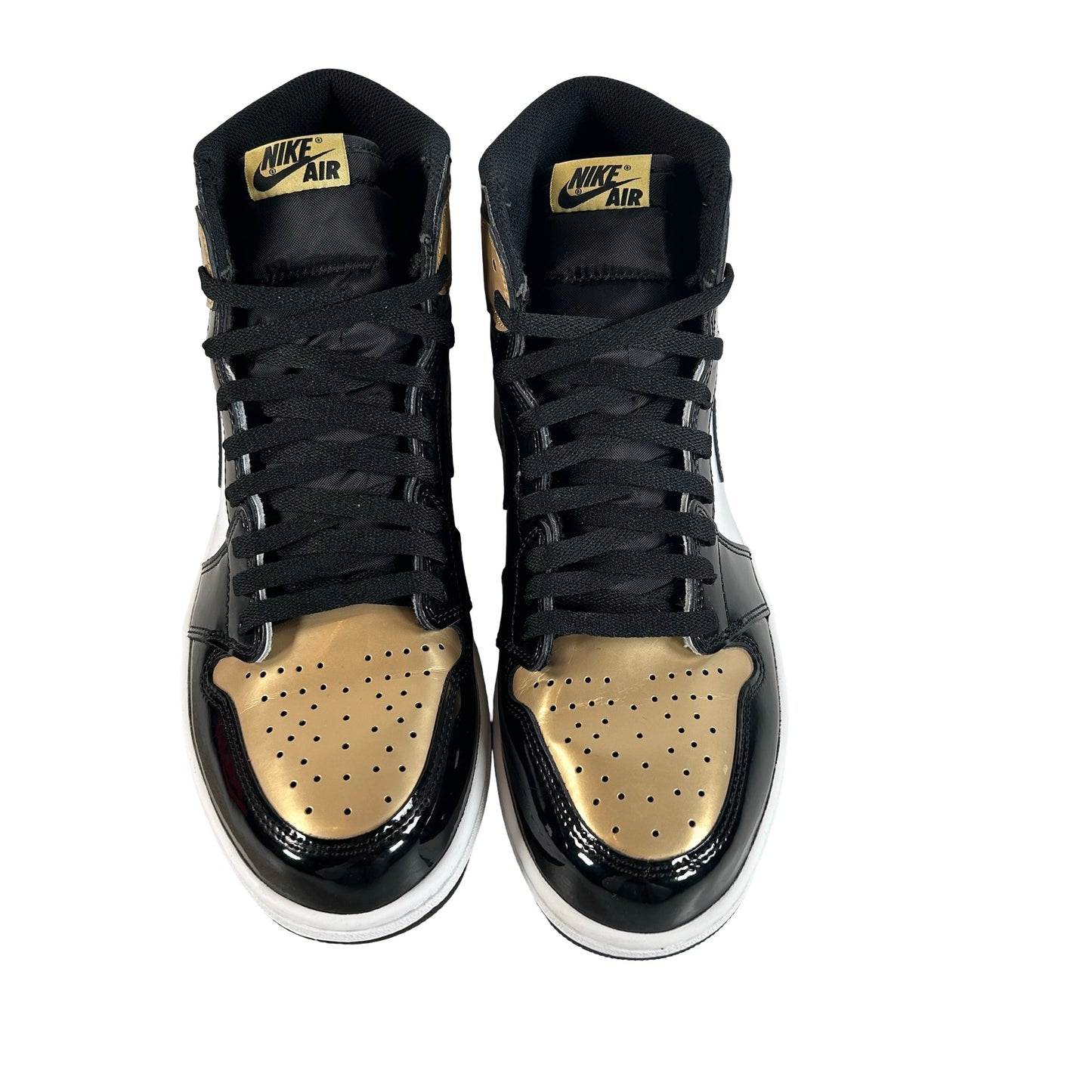 861428 007 Jordan 1 Retro High NRG Patent Gold Toe [USED] - 11 M (Used7)