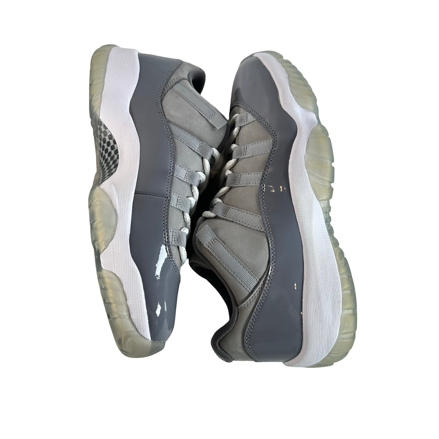 528895 003 Air Jordan 11 Retro Low Cool Grey - 8.5 M (Soles Yellowing2)