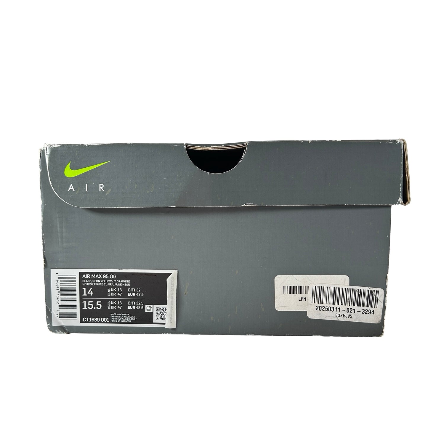 CT1689 001 Nike Air Max 95 OG Neon (2020) [USED] - 14 M (Used)