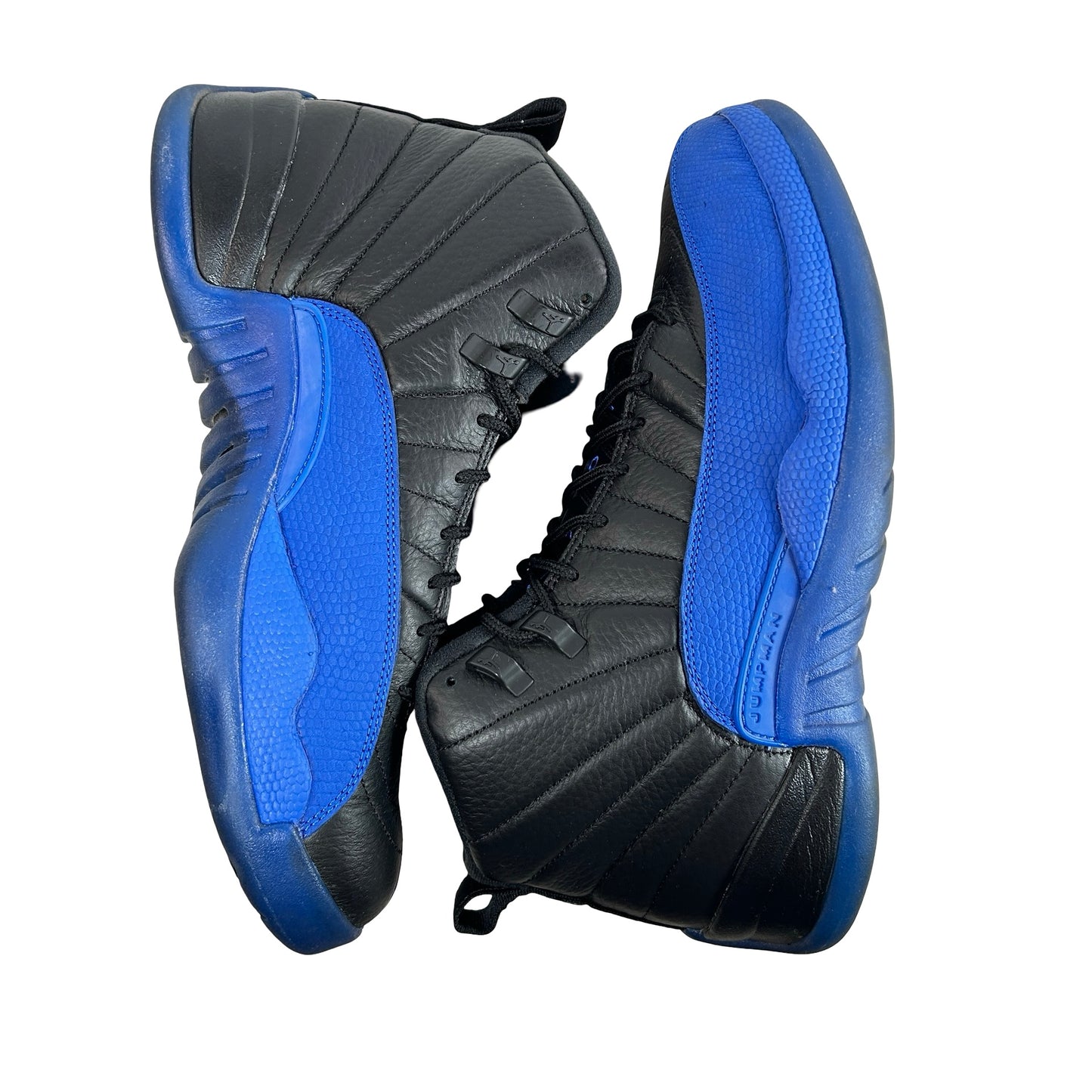 130690 014 Jordan 12 Retro Black Game Royal [USED] - 10.5 M (Used)
