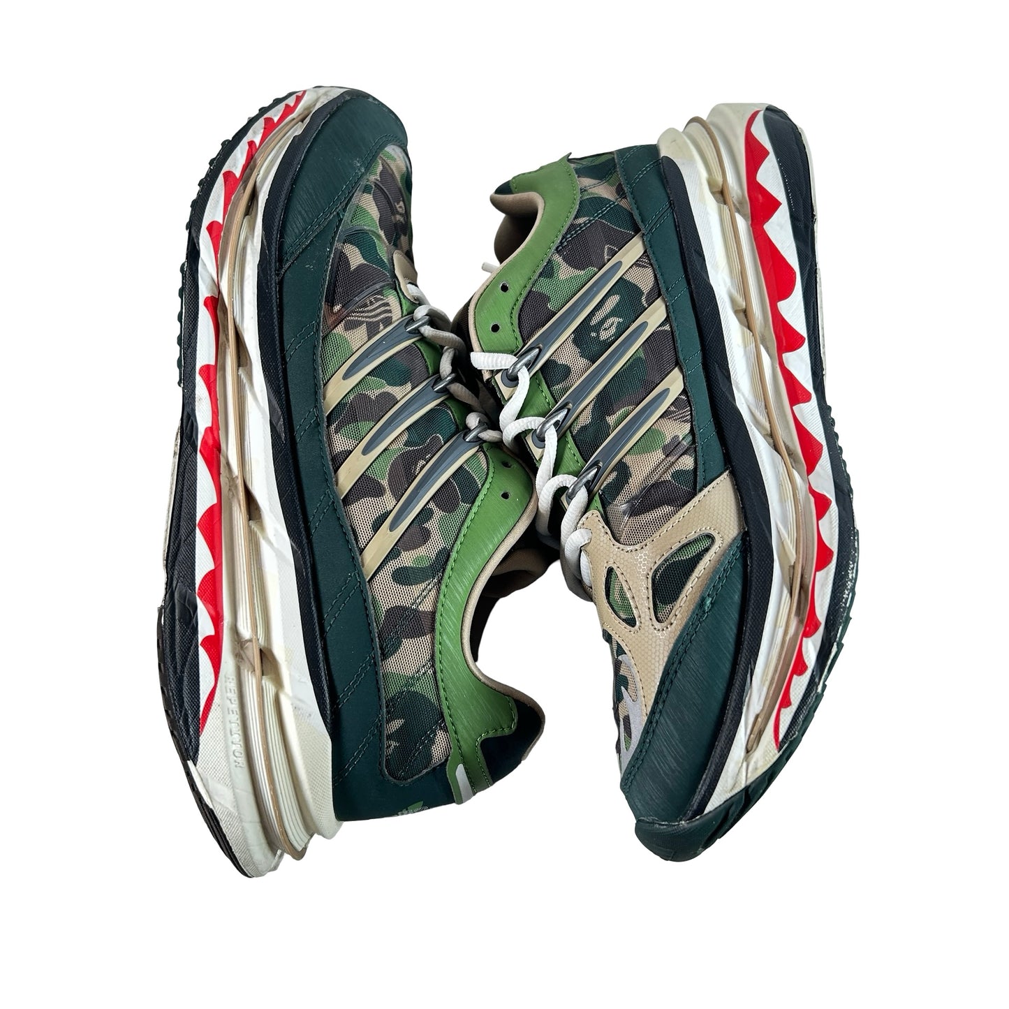 KJ8850 adidas Adistar HRMY BAPE Green Camo [USED] - 10 M (Used)