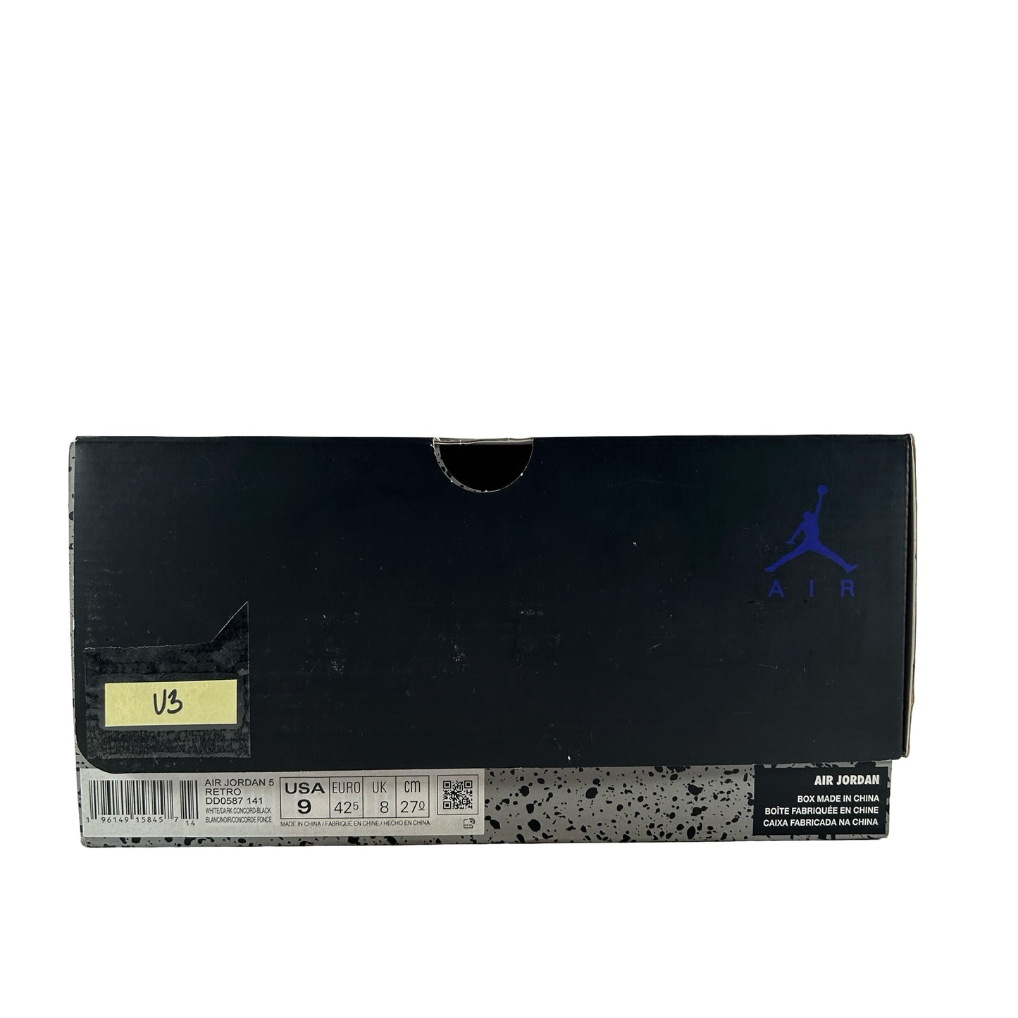 DD0587 141 Jordan 5 Retro Dark Concord [USED] - 9 M (Used3)