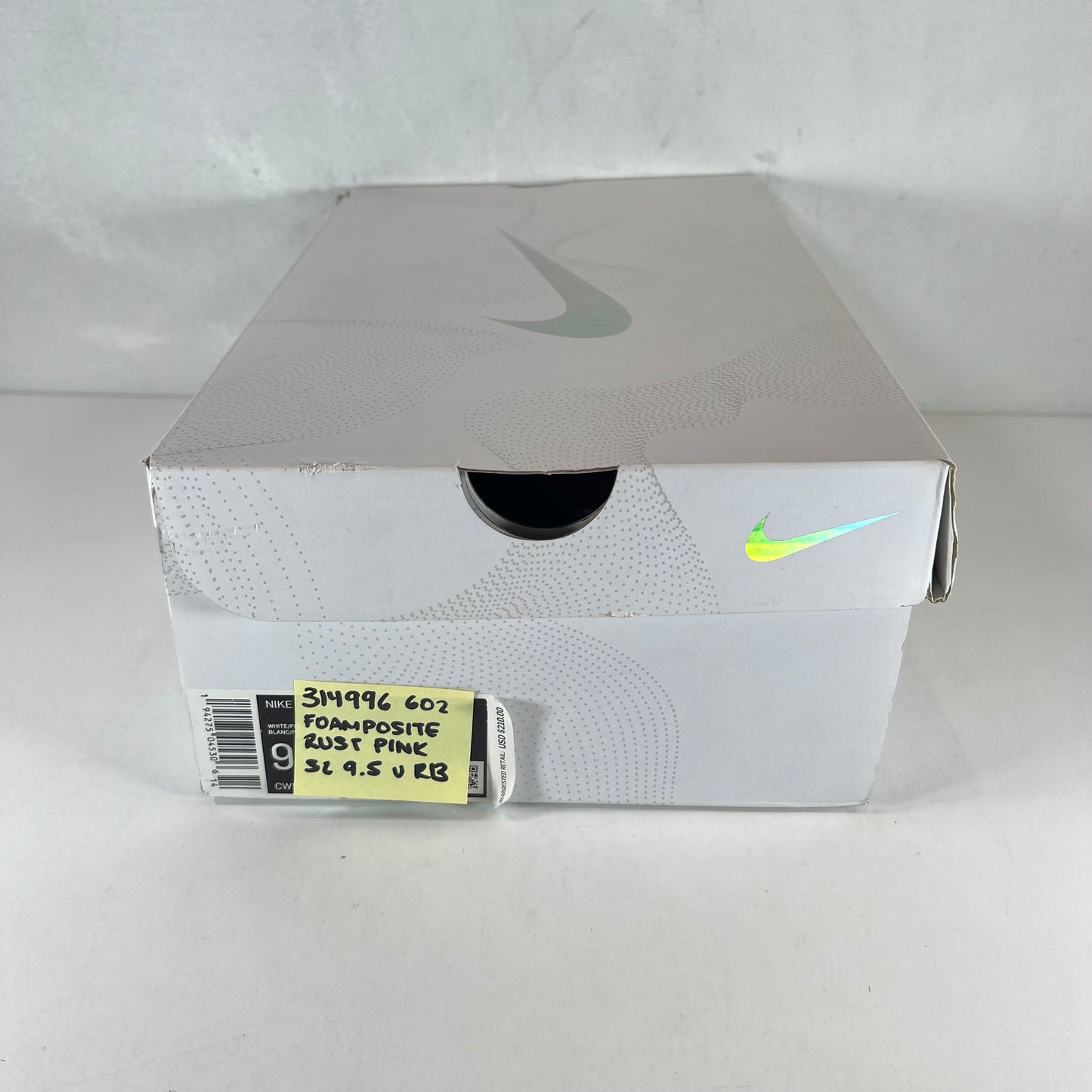 314996 602 Nike Air Foamposite One Rust Pink [USED] - 9.5 M (Used) (Replace Box)