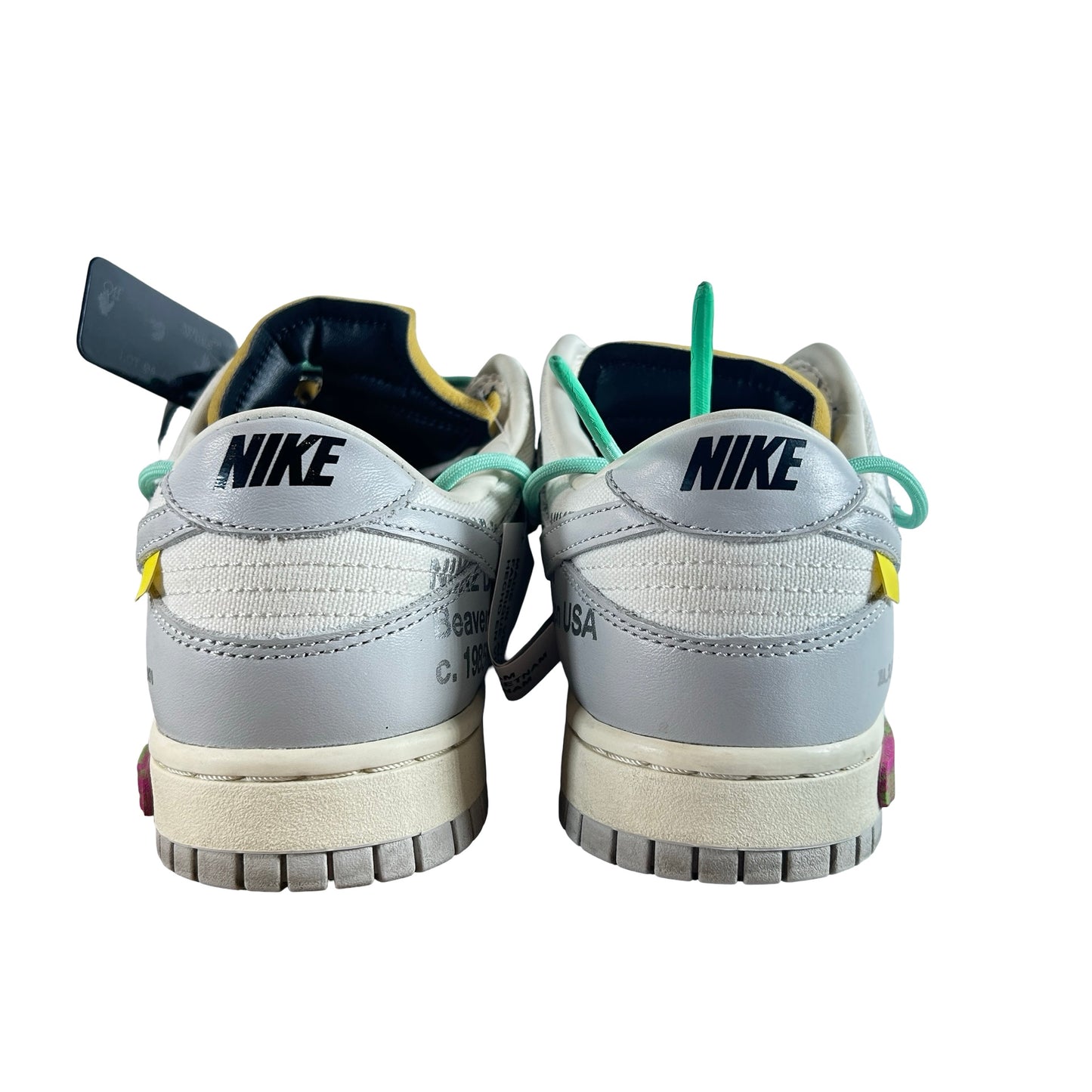 DM1602 114 Nike Dunk Low Off-White Lot 4 [USED] - 7 M (Used)