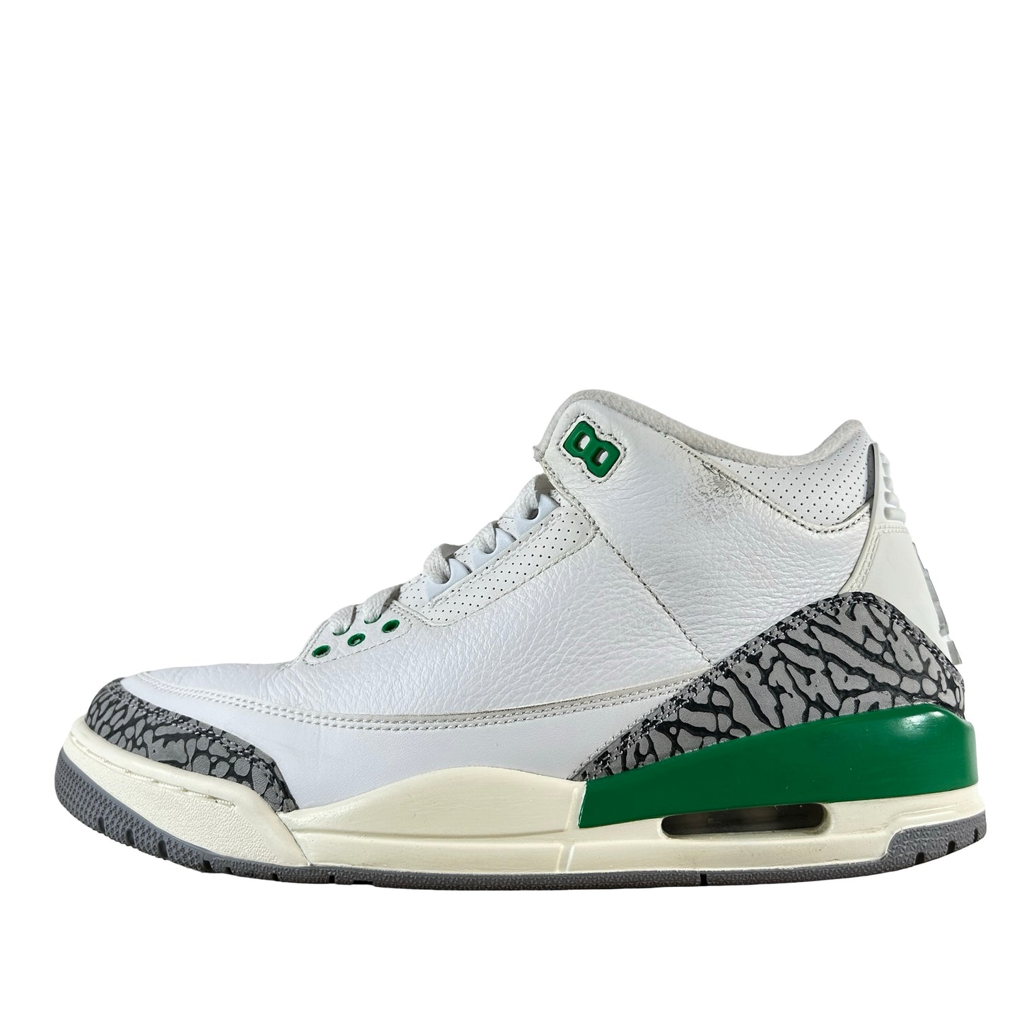 CK9246 136 Jordan 3 Retro Lucky Green (W) [USED] - 11 W (Used)