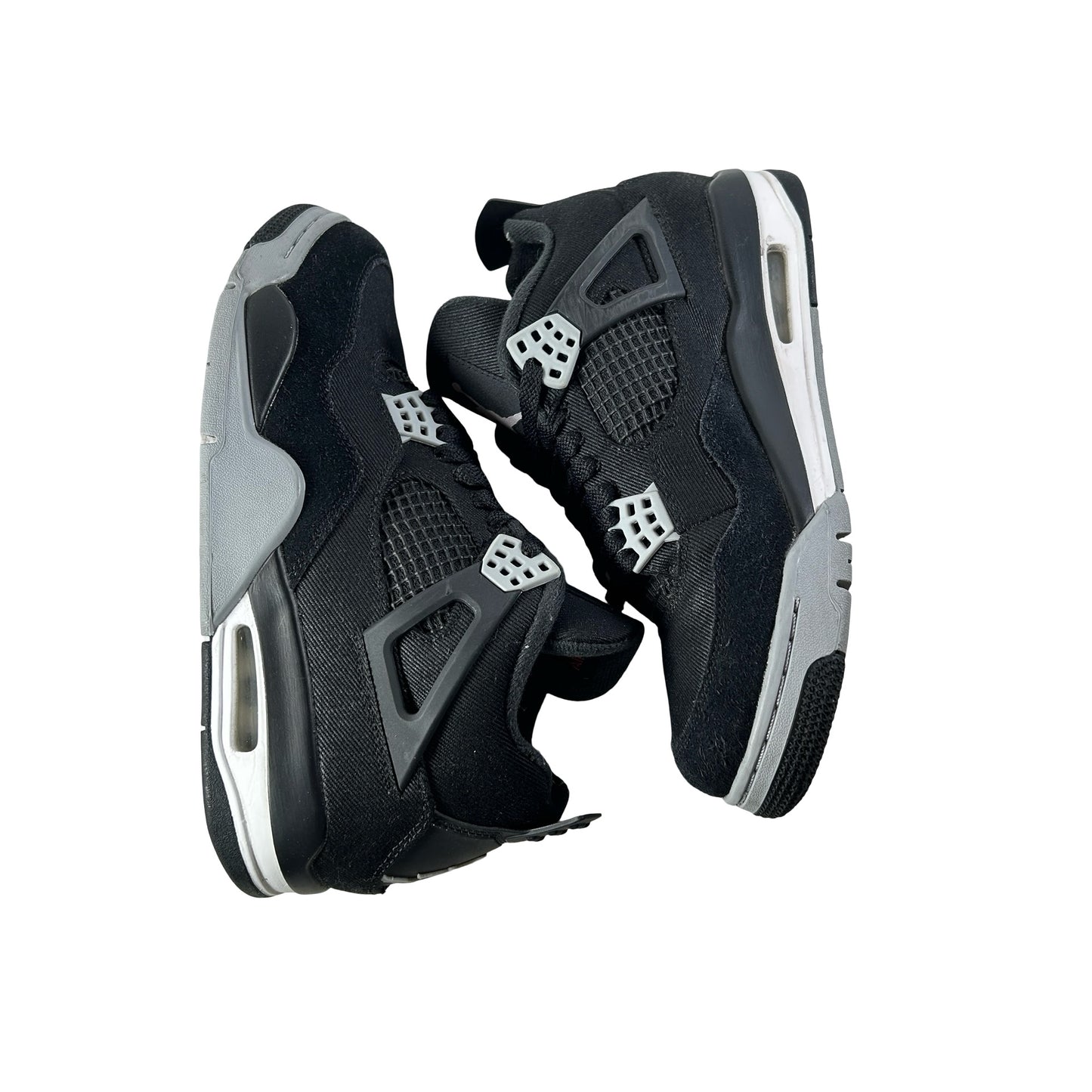 DH7138 006 Jordan 4 Retro SE Black Canvas [USED] - 7 M (Used)