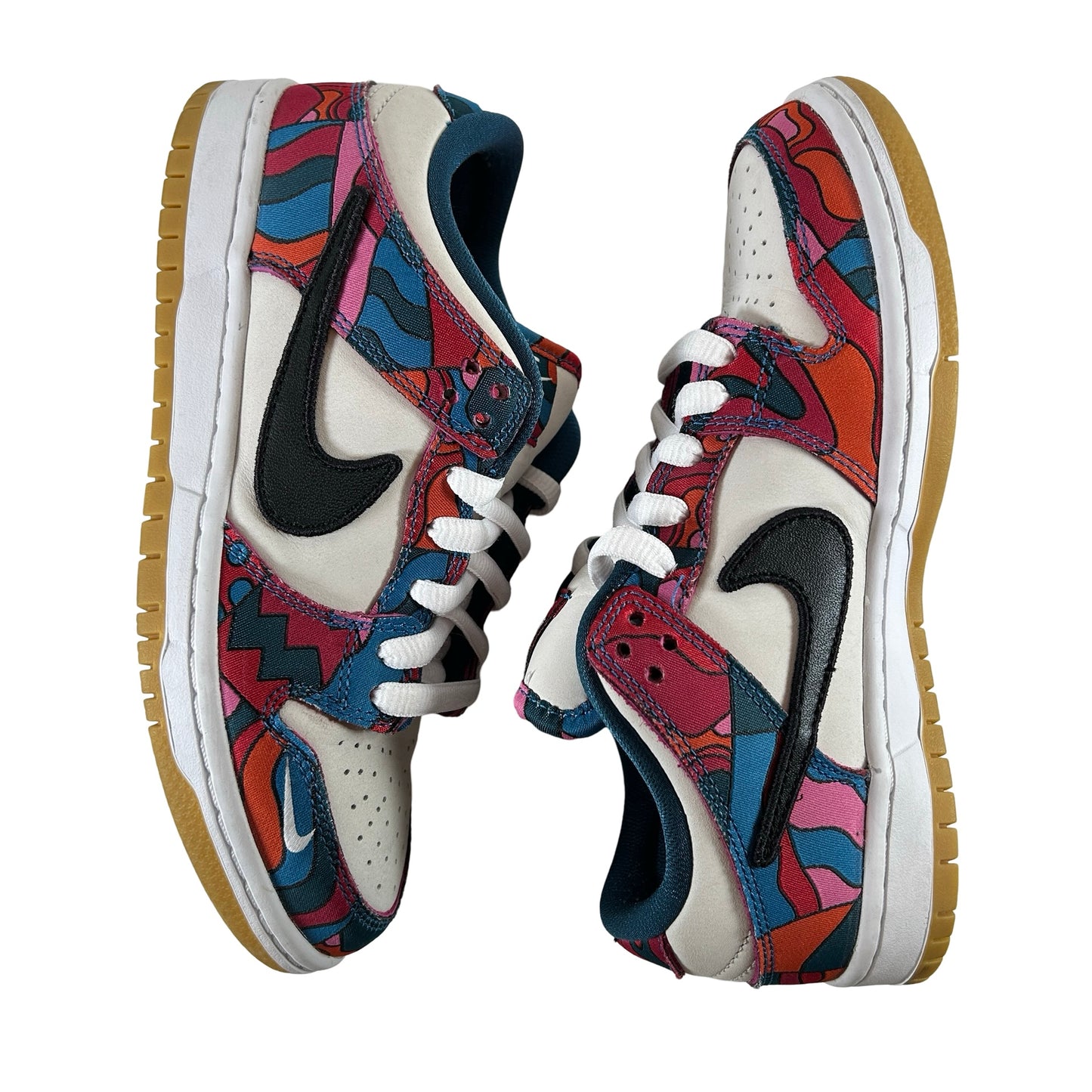 DH7695 600 Nike SB Dunk Low Pro Parra Abstract Art (2021) [USED] - 5 M (Used)