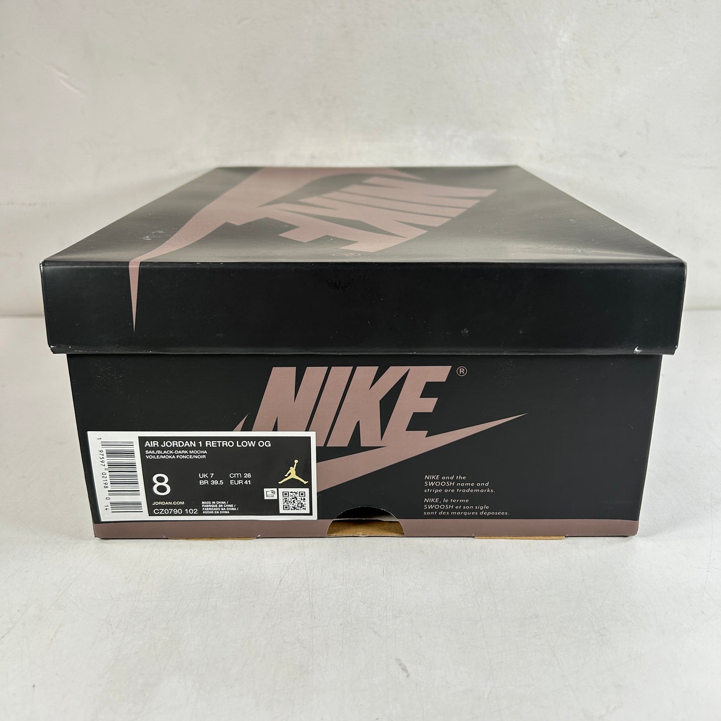 CZ0790 102 Jordan 1 Retro Low OG Mocha [USED] - 8 M (Used)