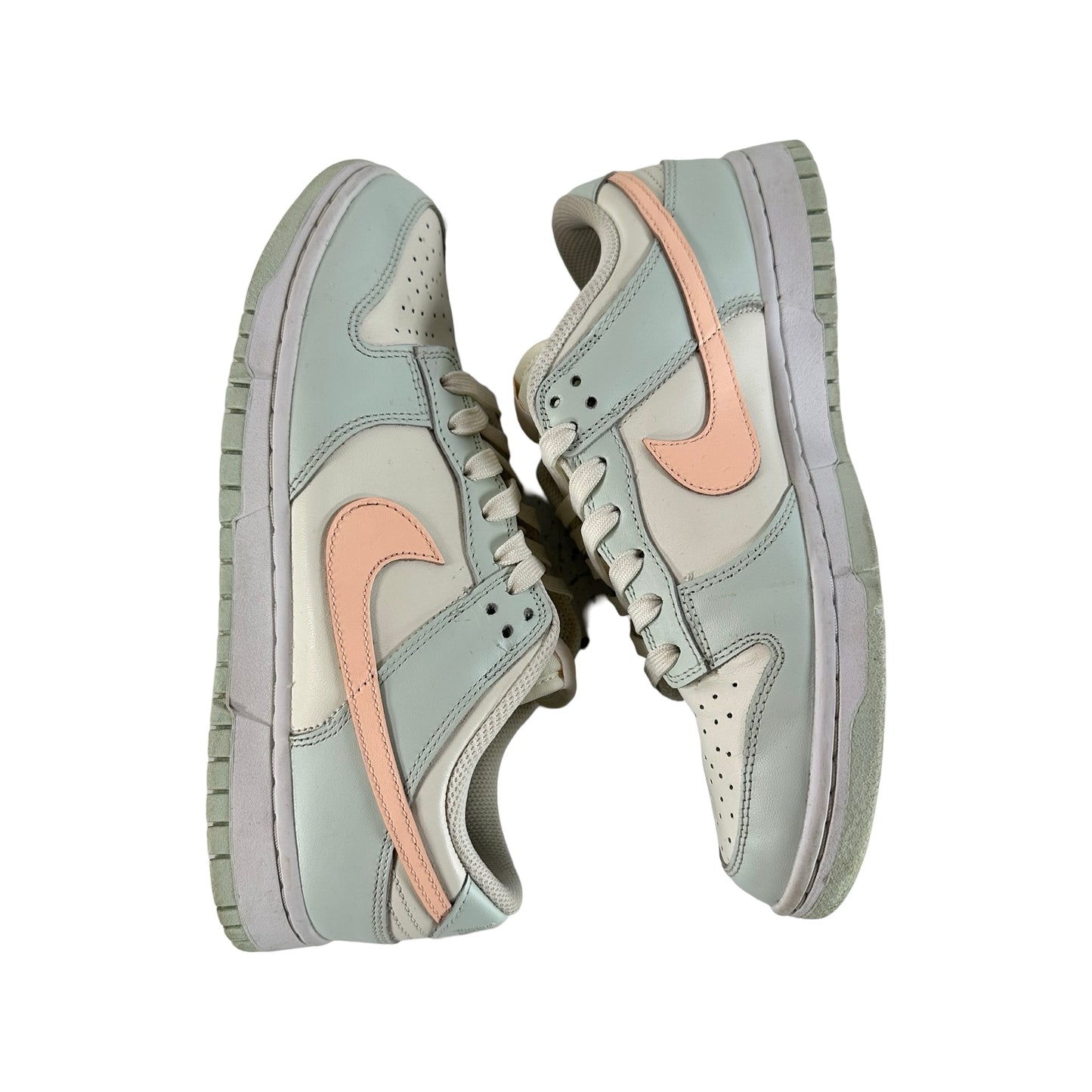 DD1503 104 Nike Dunk Low Barely Green (Women's) [USED] - 9.5 W (Used) (No Box)