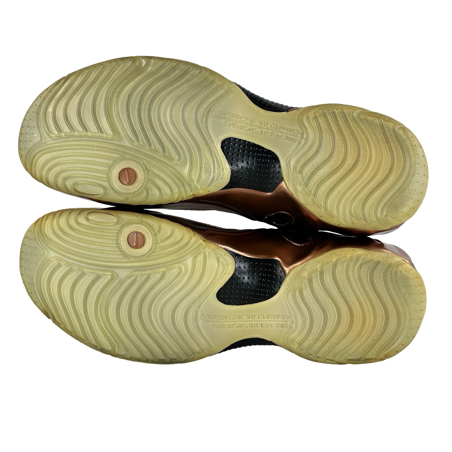 658109 800 Nike Air Flightposite Copper (2014) [USED] - 14 M (Used)
