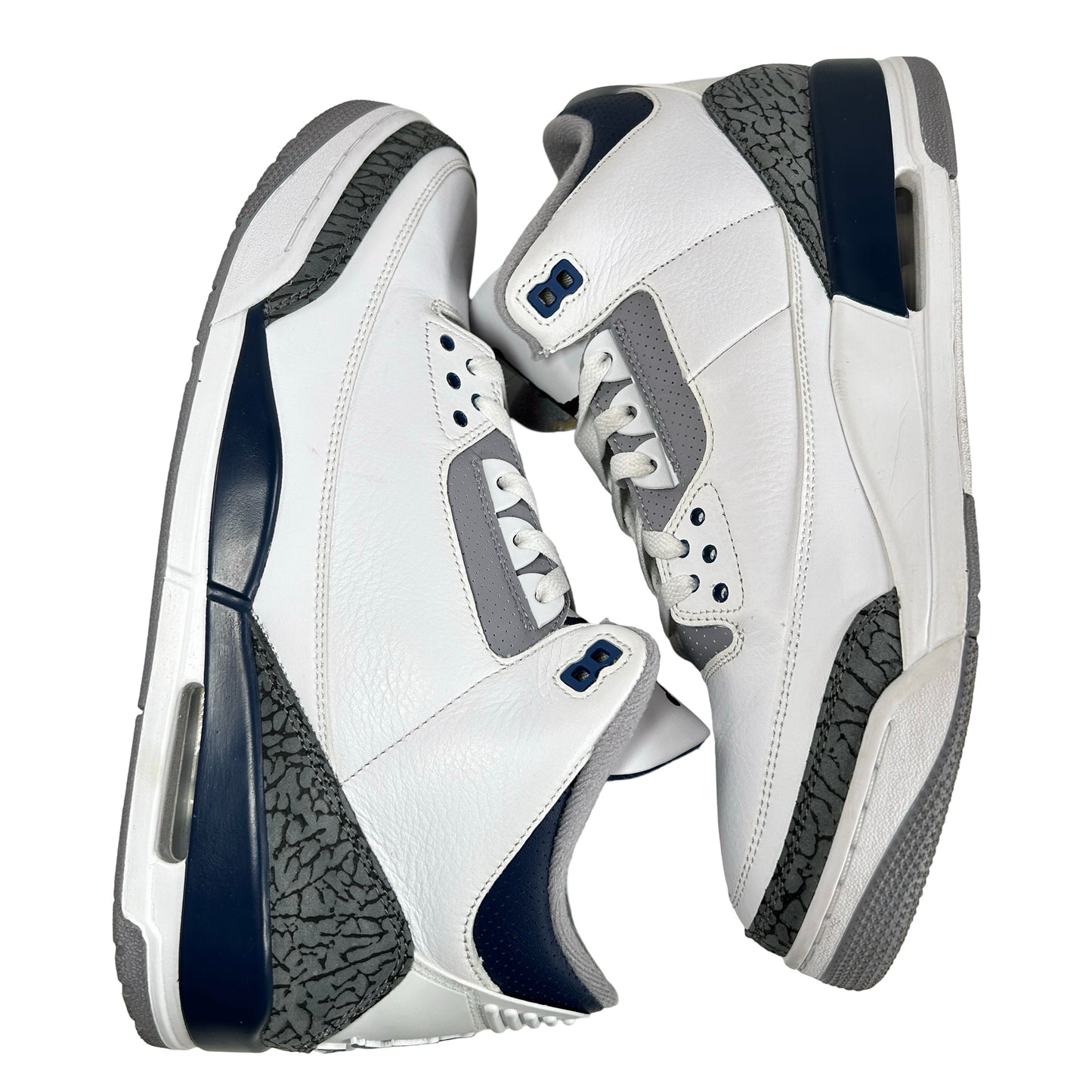 CT8532 140 Jordan 3 Retro Azul marino medianoche