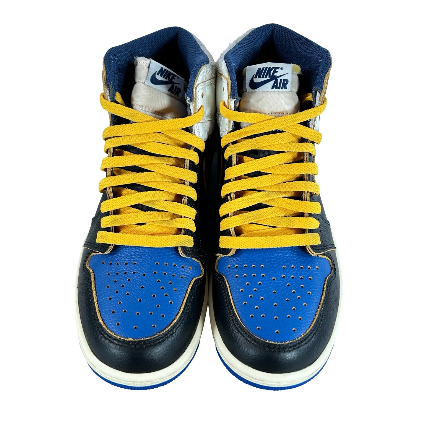 IO7847 001 Jordan 1 Retro High OG SP Fragment x Union LA Sport Royal [USED] -8.5 M (Used)