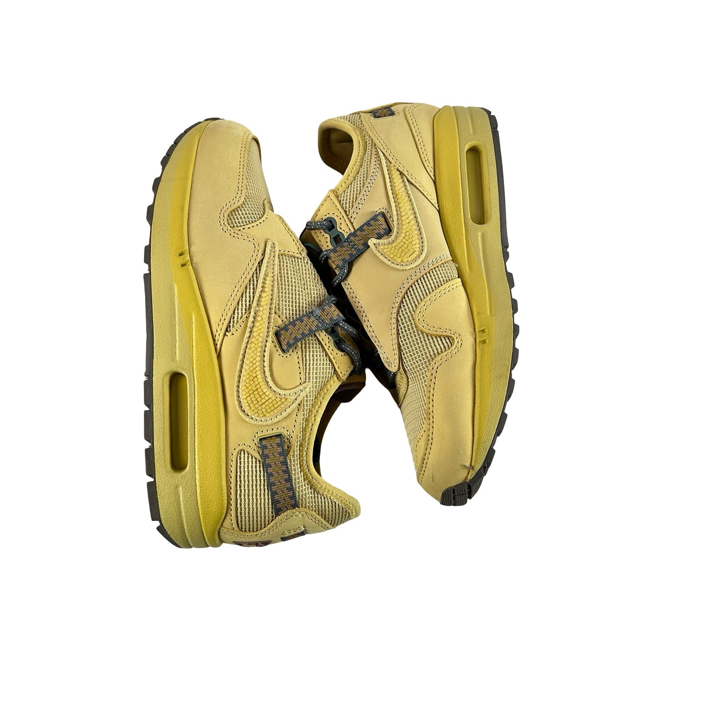 DO9392 700 Nike Air Max 1 Travis Scott Cactus Jack Saturn Gold [USED] - 5.5 M (Used)