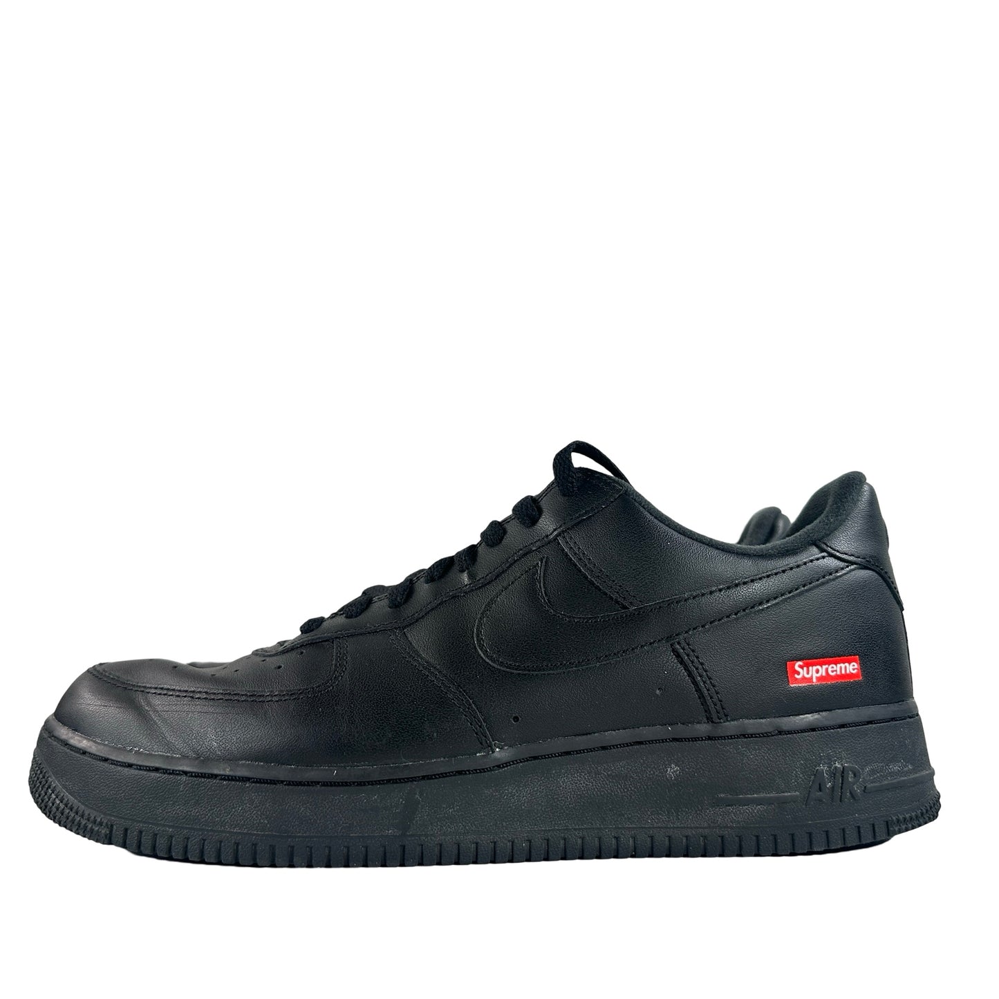 CU9225 001 Air Force 1 Low Supreme Black [USED] - 11 M (Used)
