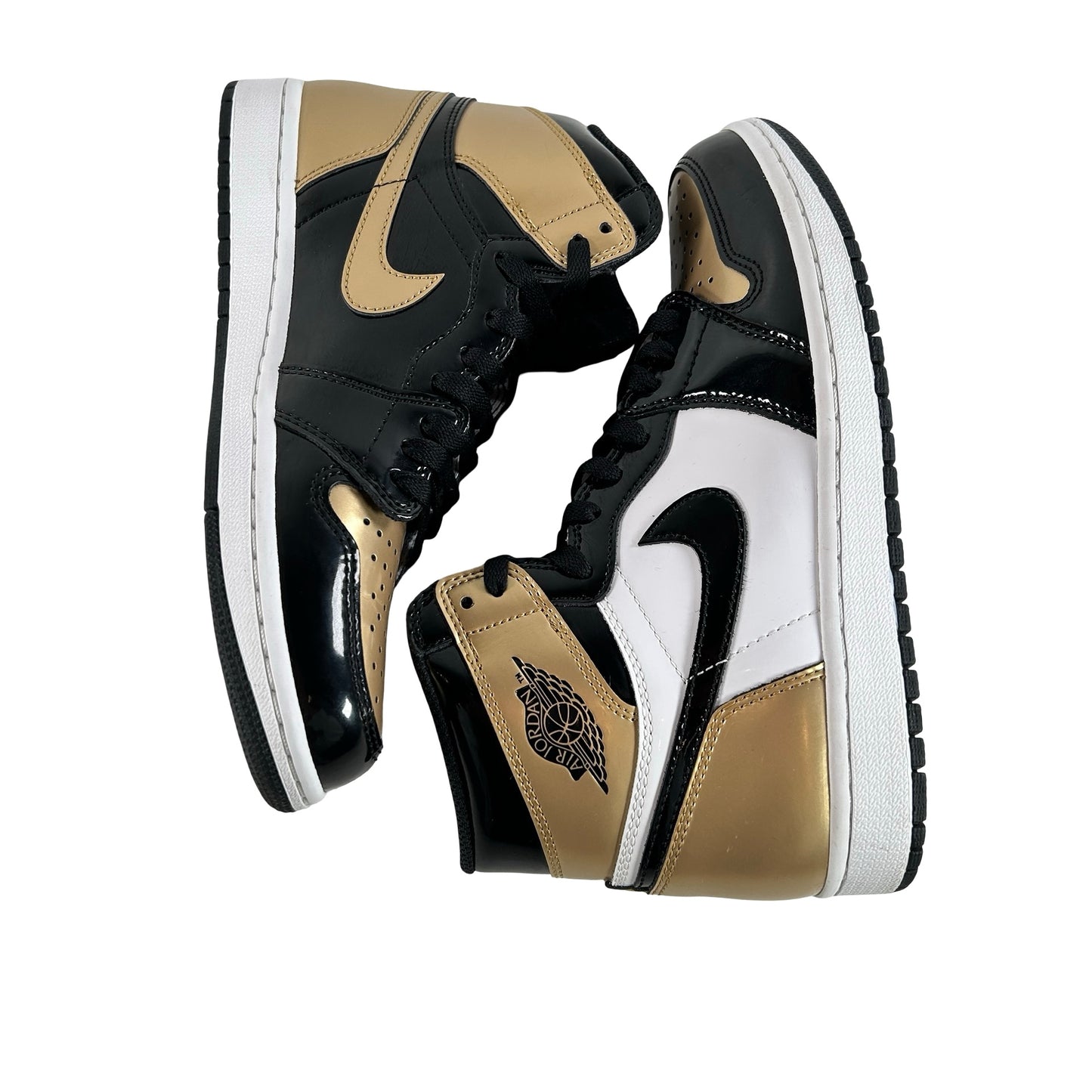 861428 007 Jordan 1 Retro High NRG Patent Gold Toe [USED] - 8 M (Used3)