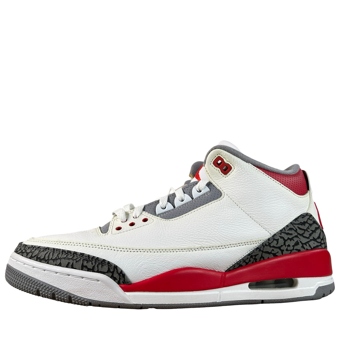 DN3707 160 Jordan 3 Retro Fire Red (2022) [USED] - 13 M (Used) (No Box)