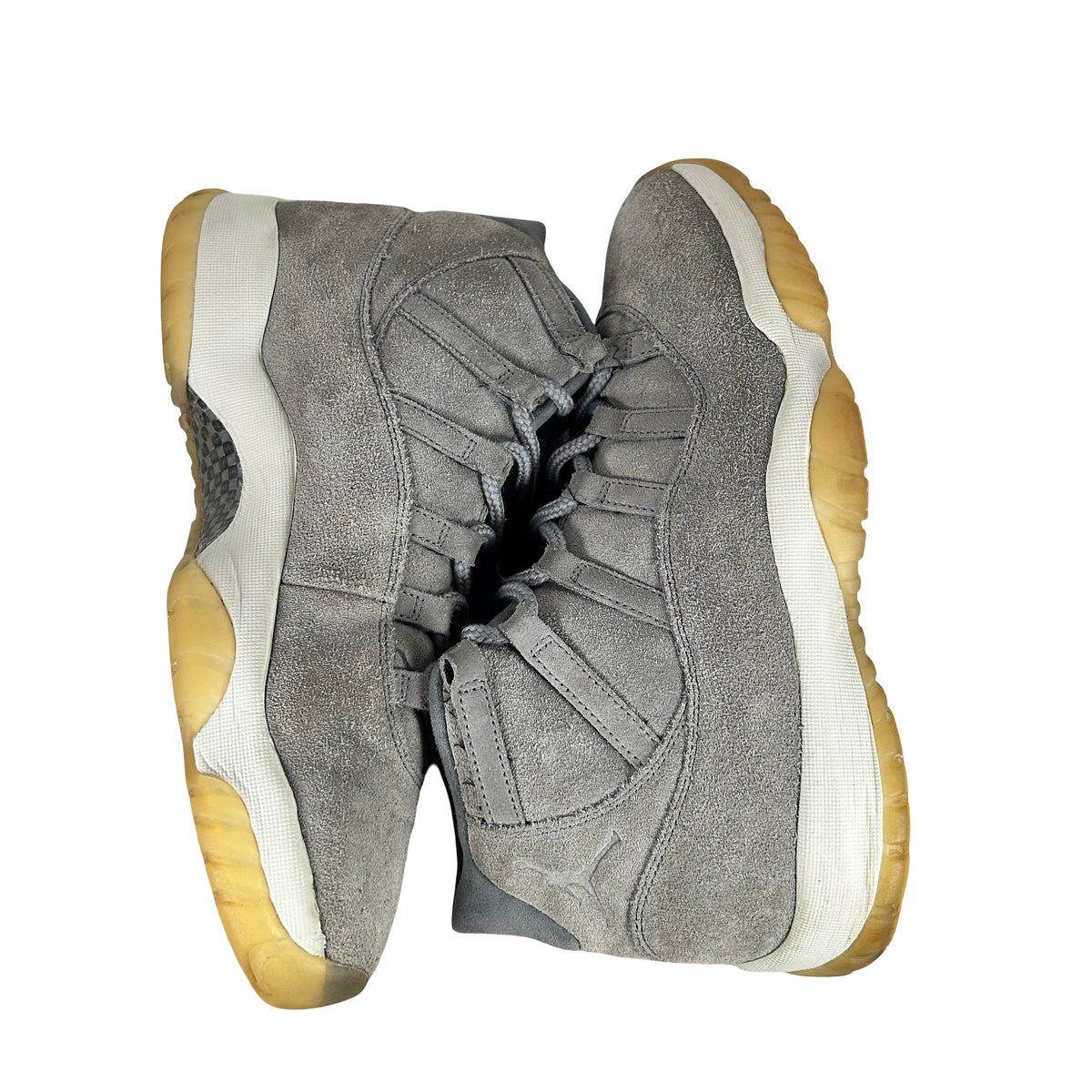 914433 003 Jordan 11 Retro Pinnacle Grey Suede [USED] - 12 M (Used) (No Box)