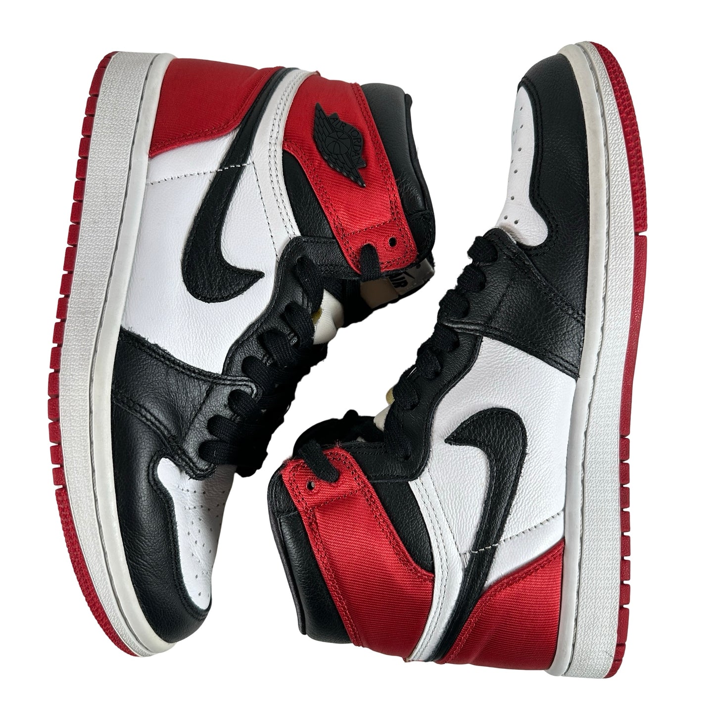 CD0461 016 AJ1 Satin Black Toe [USED] - 7 W (Used)
