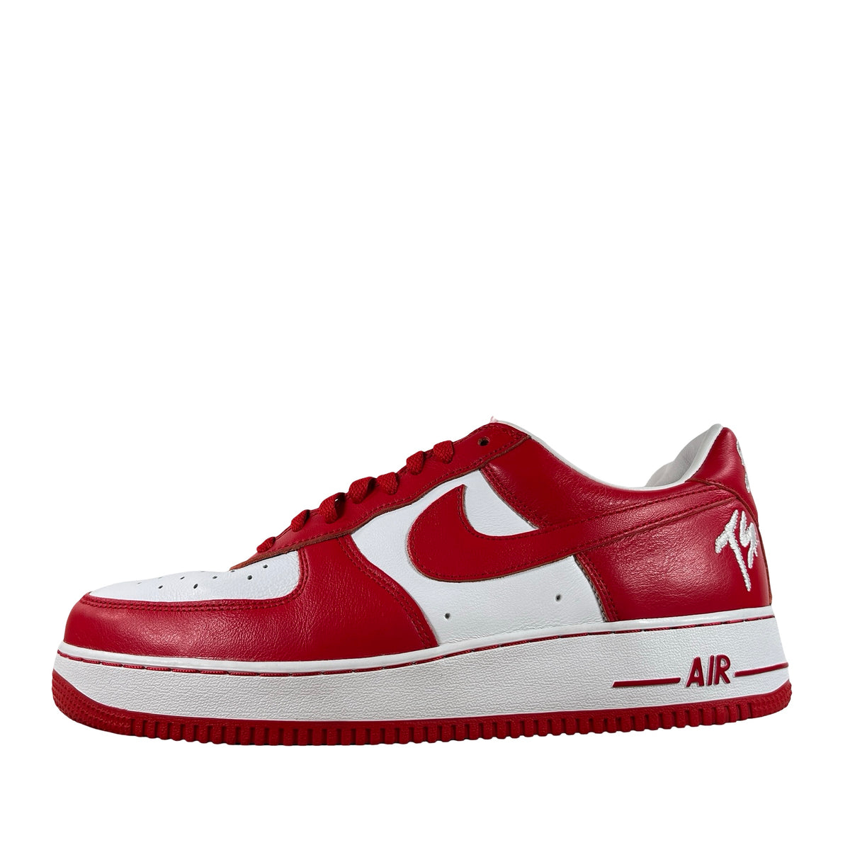 II4391 100 Nike Air Force 1 Low QS Terror Squad White University Red [USED] - 12 M (Used)