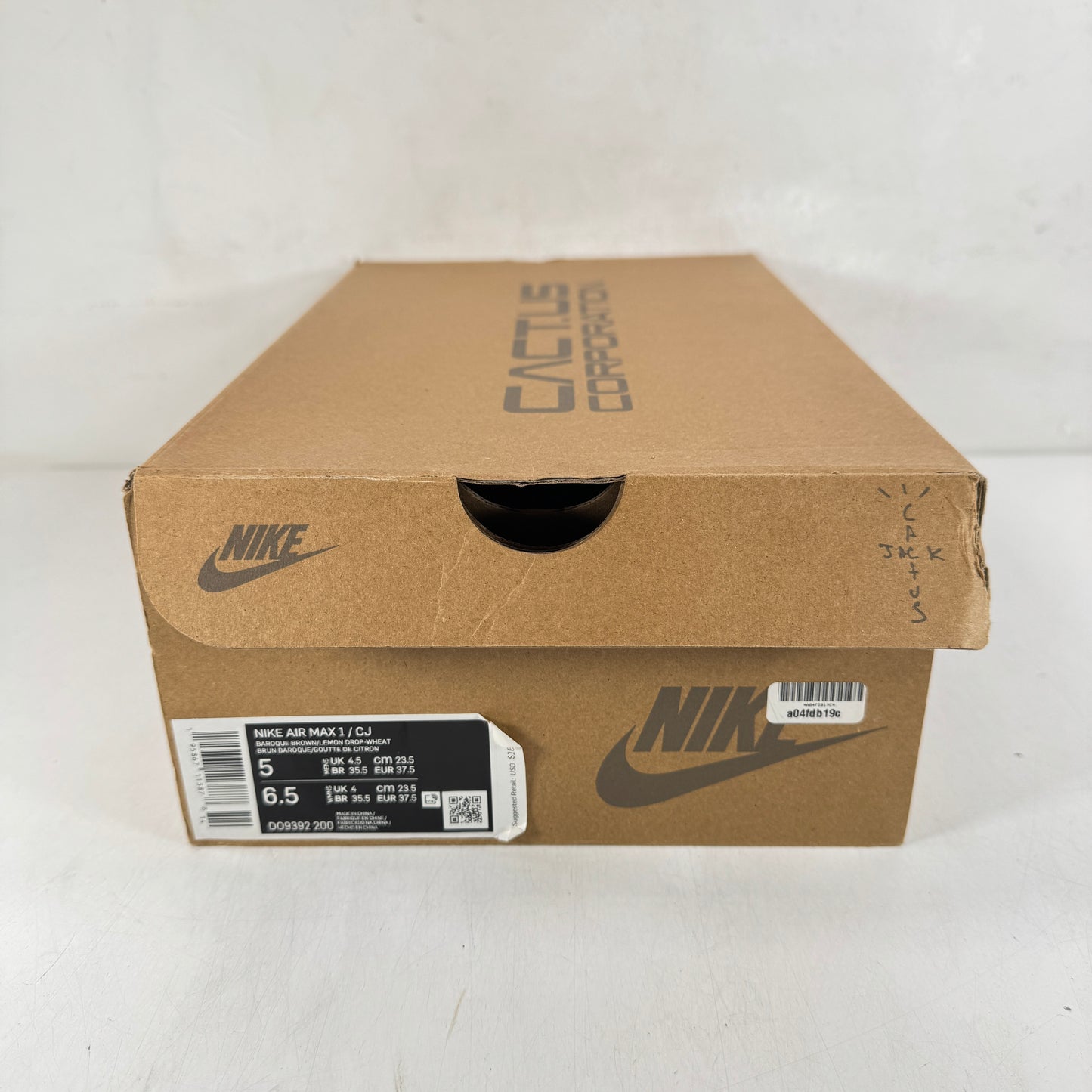 DO9392 200 Nike Air Max 1 Travis Scott Brown [USED] - 5 M (Used)