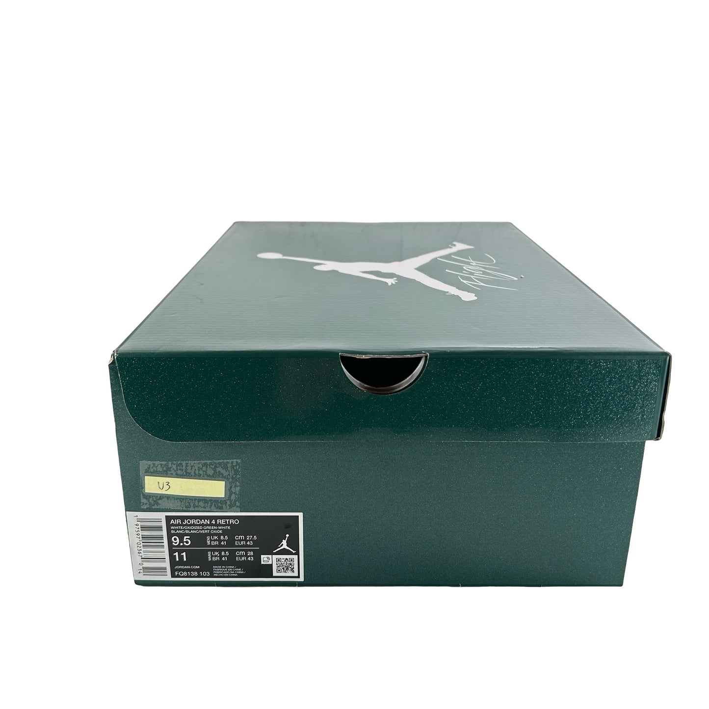 FQ8138 103 Jordan 4 Retro Oxidized Green [USED] - 9.5 M (Used3)