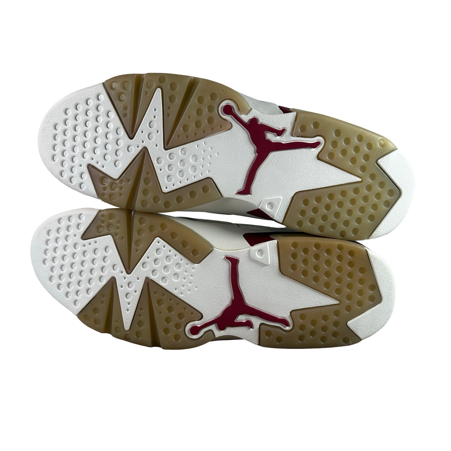 384664 116 Jordan 6 Maroon  - 10.5 M (Yellowing2)