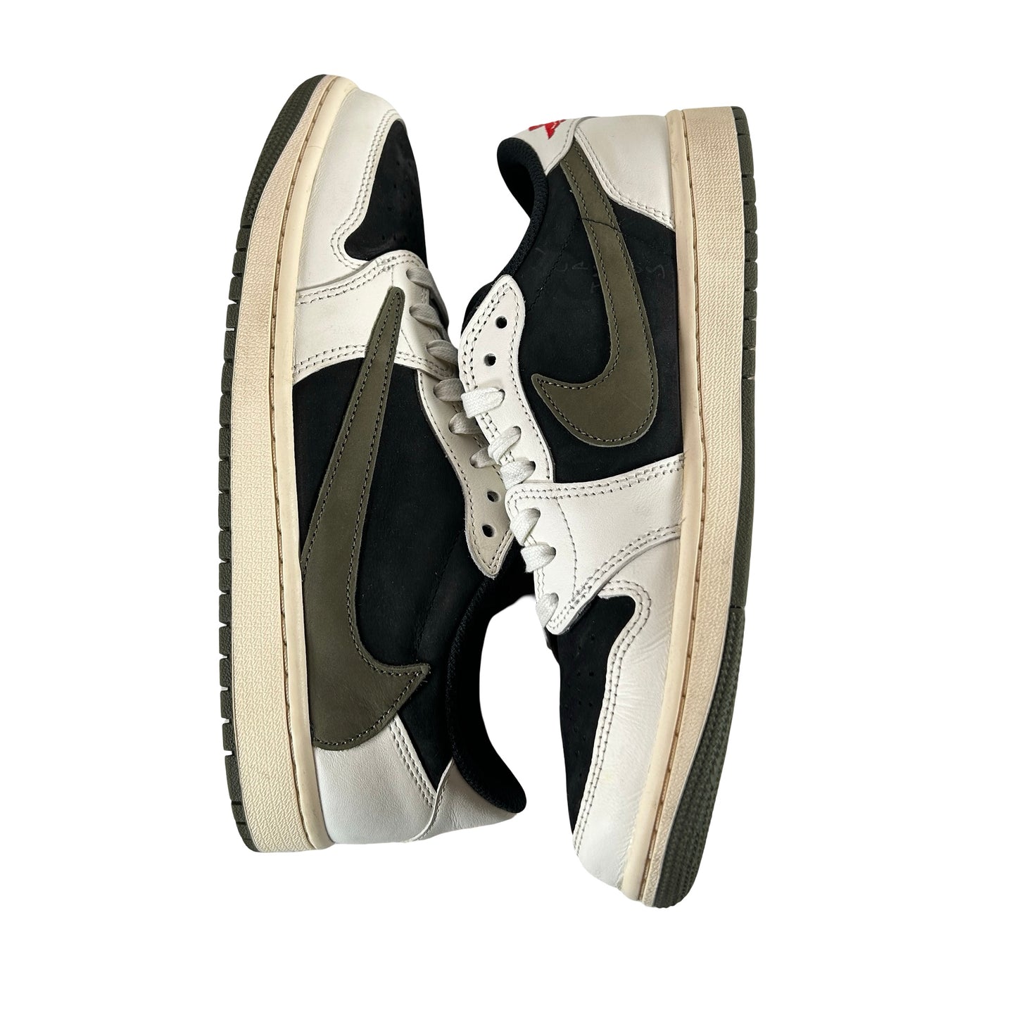 DZ4137 106 Jordan 1 Retro Low OG SP Travis Scott Olive (W) [USED] - 9.5 W (Used5)