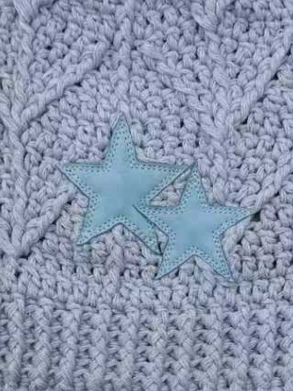 Chrome Hearts Cashmere Blue Star Beanie