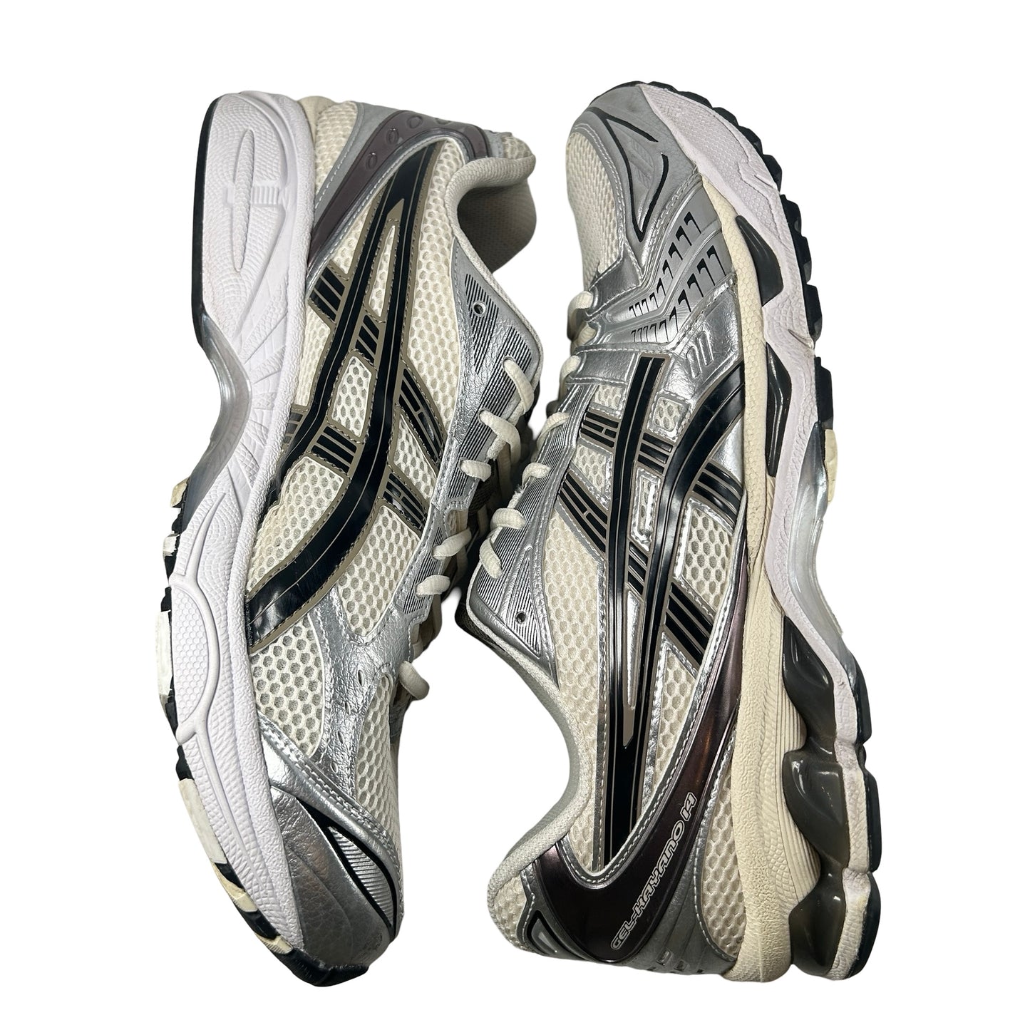 1201A019 108 ASICS Gel-Kayano 14 Cream Black Metallic Plum [USED] - 12 M (Used) (No Box)