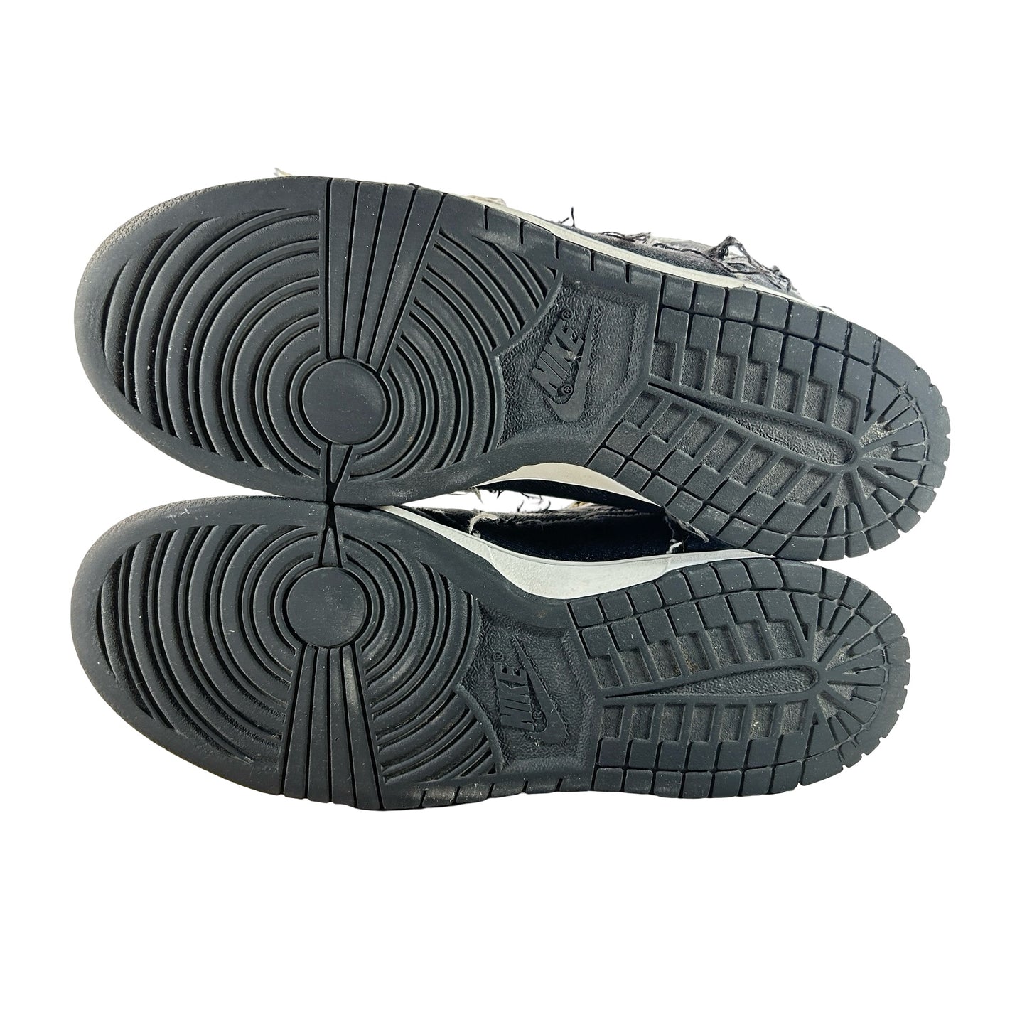 312423 001 Nike Dunk High Black Denim [USED] - 10 M (Used)