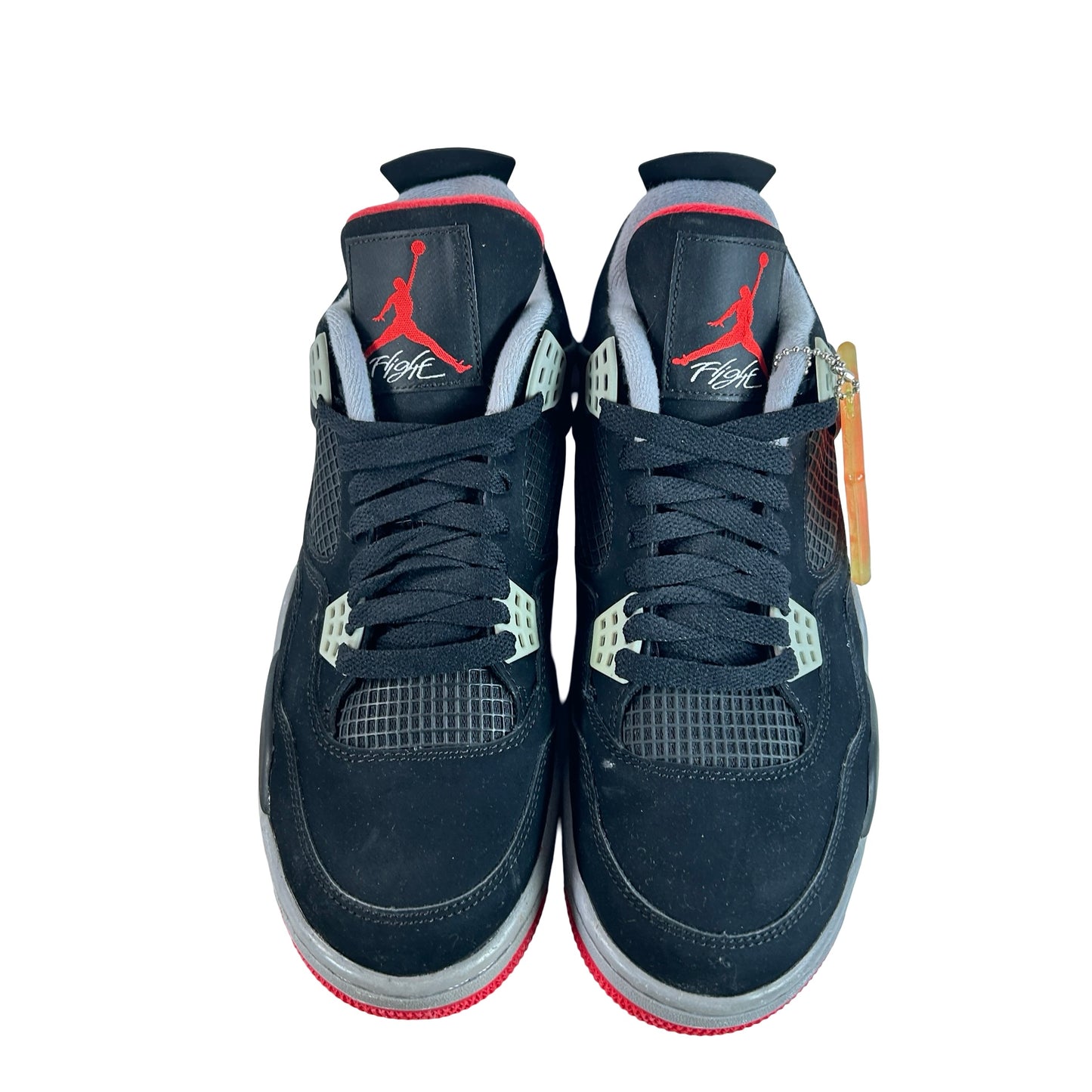 308497 089 Jordan 4 Retro Black Cement (2012) - 9 M (Yellowing) (No Box)